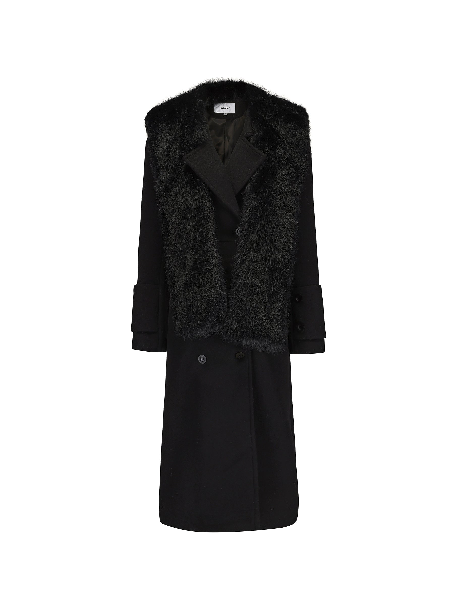 24ans_Alpaca_Wool_Blend_Scarf_Collar_Overcoat_MISSTT