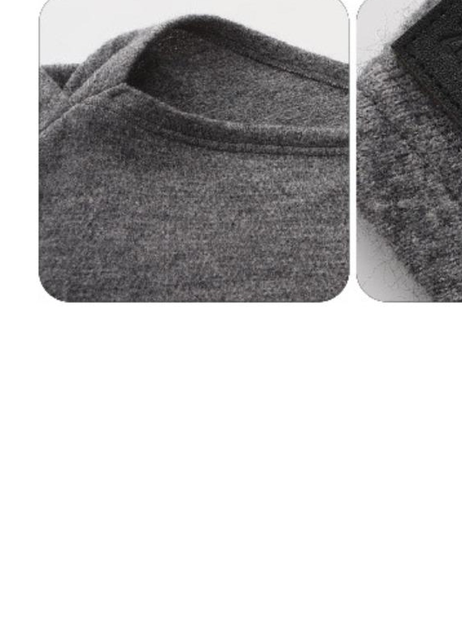 24ans Anti Pill Twist Asymmetrical Layering Top Black Grey