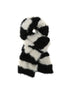 24ans_Black_And_White_Color_Block_Knitted_Scarf_With_Distressed_Detail_MISSTT
