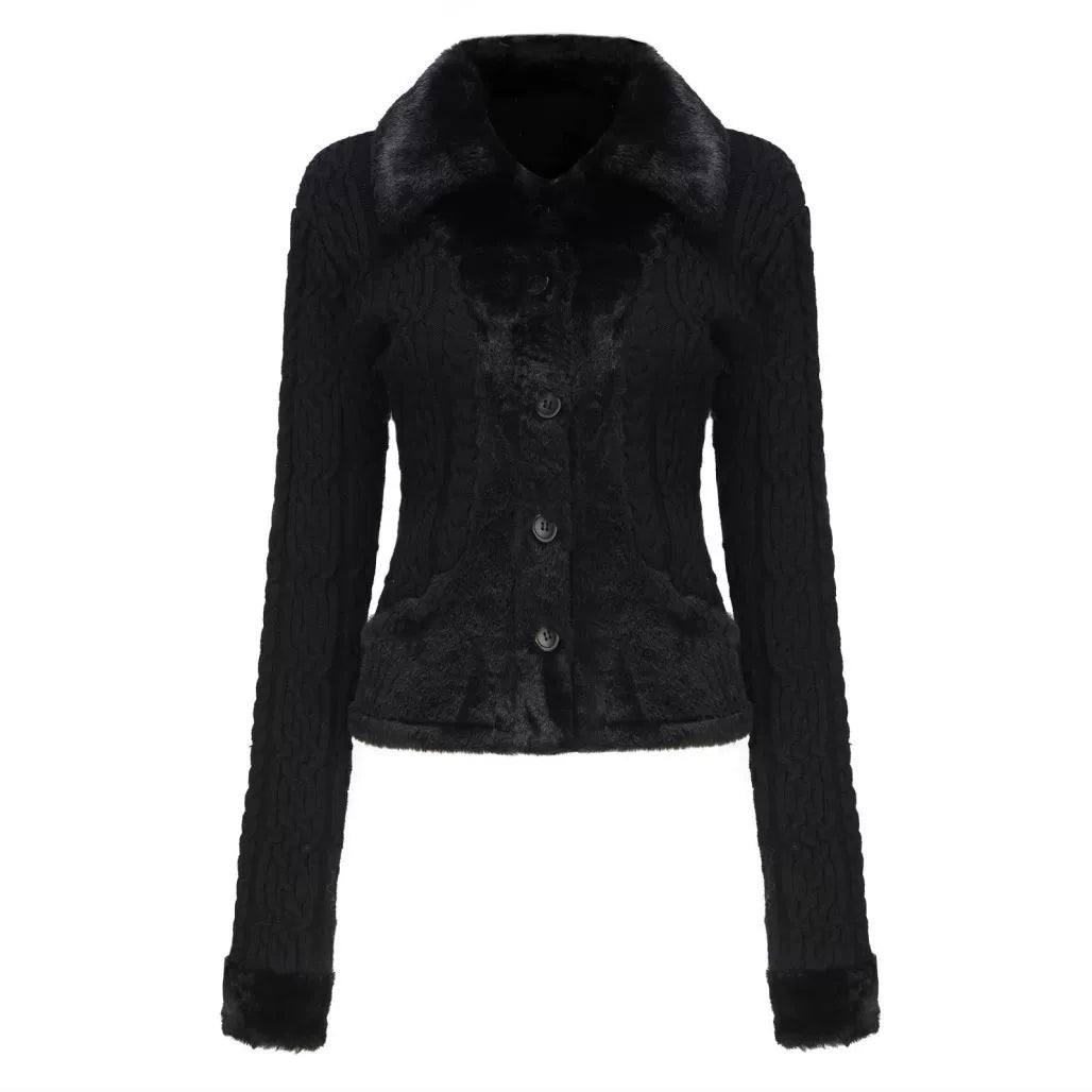 24ans_Black_White_Contrast_Ribbed_Slim_Fit_Sweater_MISSTT
