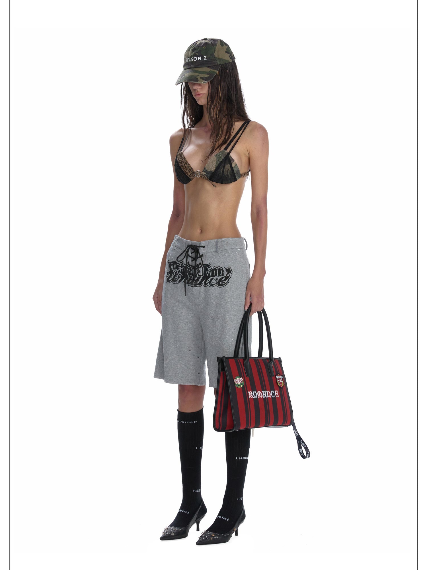 24ans Breathable Drawstring Waistband Sweatpants