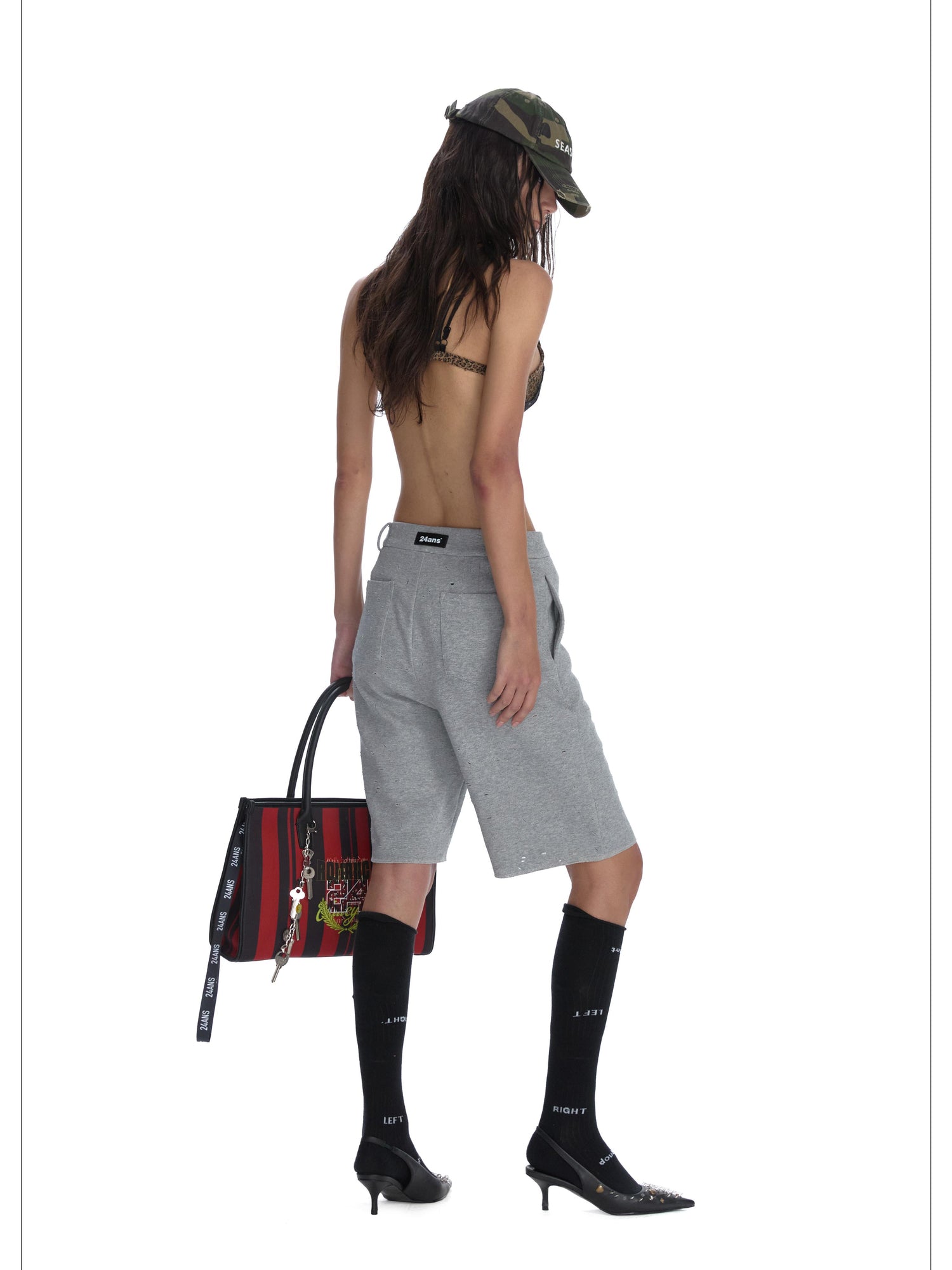 24ans Breathable Drawstring Waistband Sweatpants