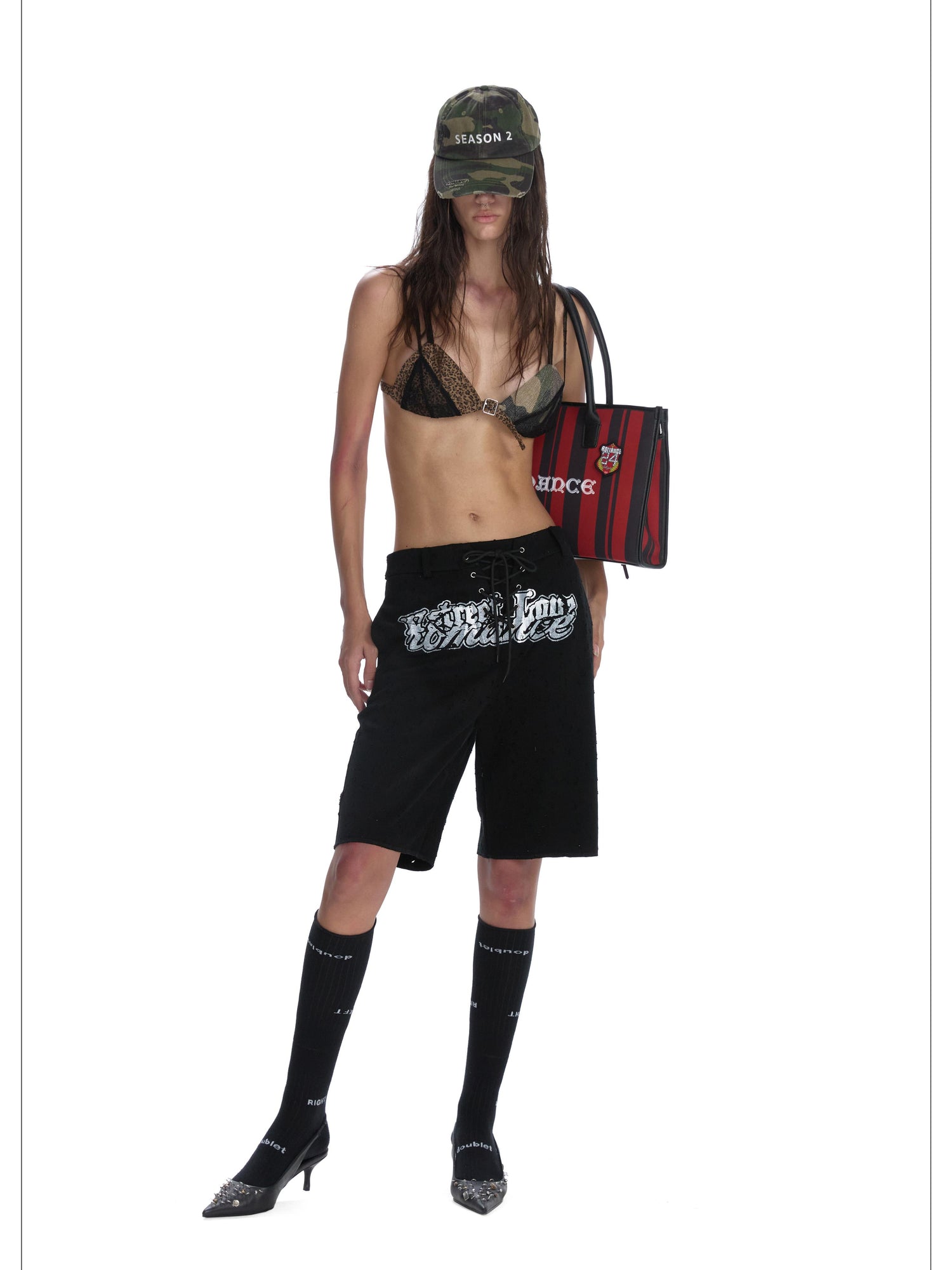 24ans Breathable Drawstring Waistband Sweatpants