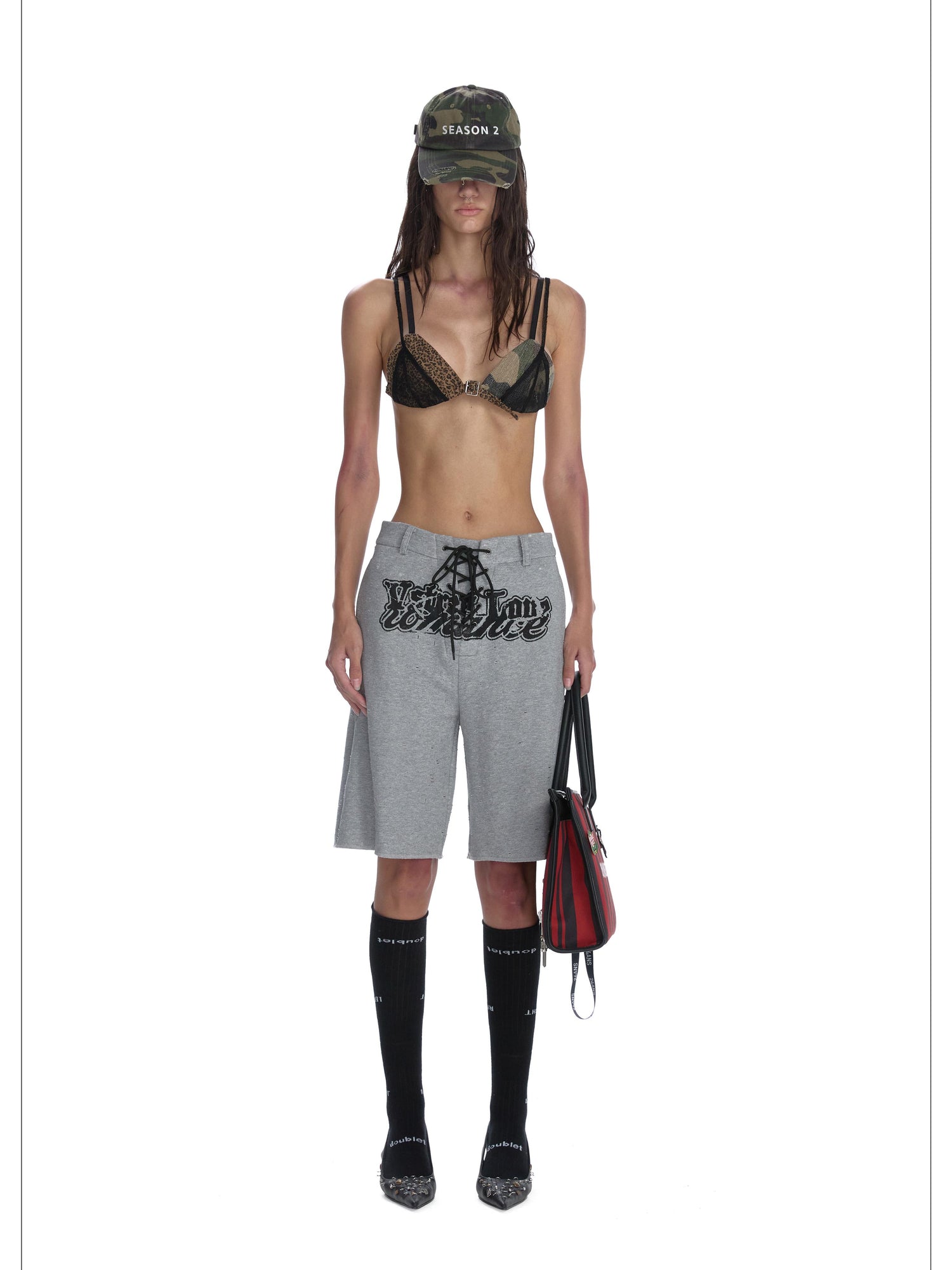 24ans Breathable Drawstring Waistband Sweatpants