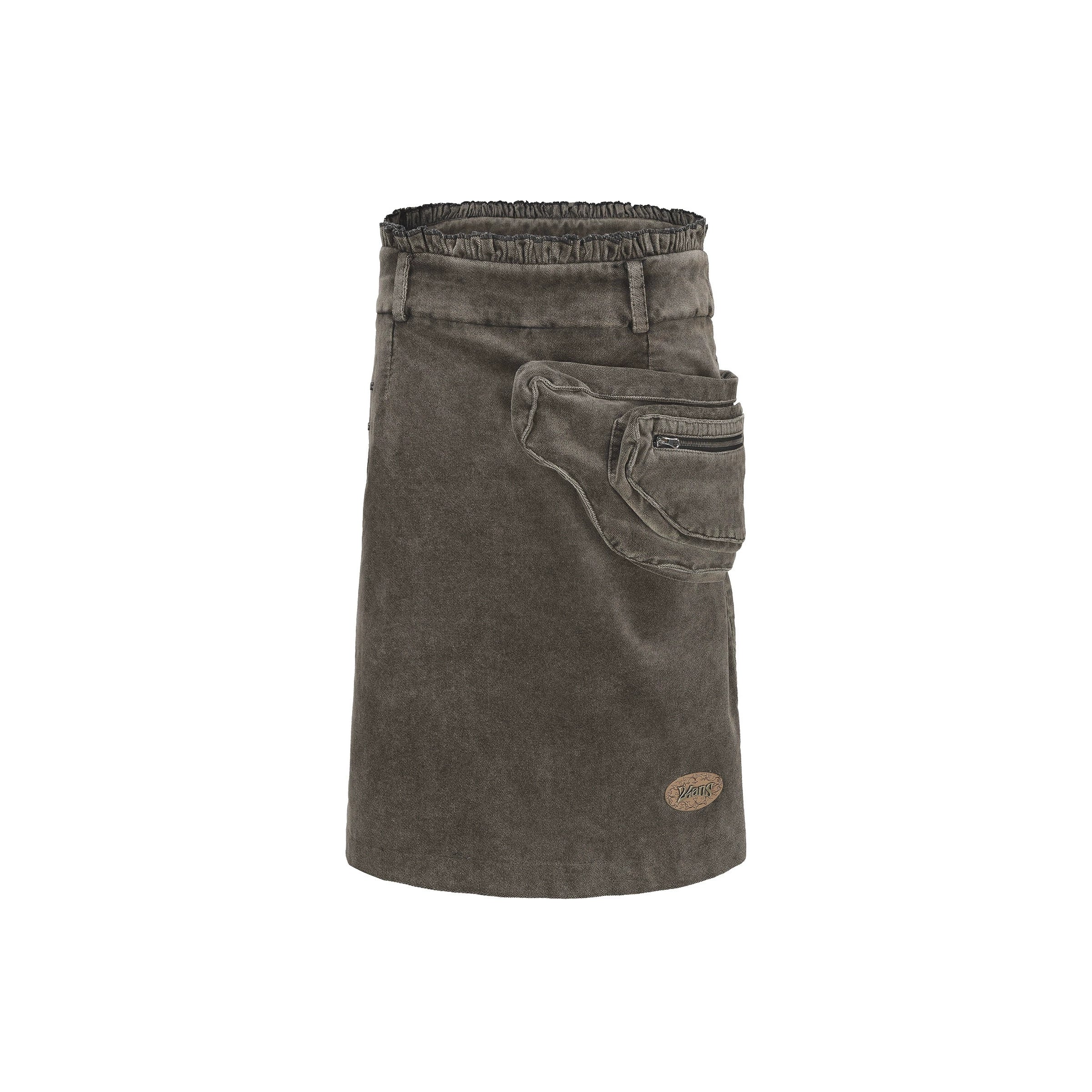 24ans Brown Cotton Blend Two Piece Set MISSTT