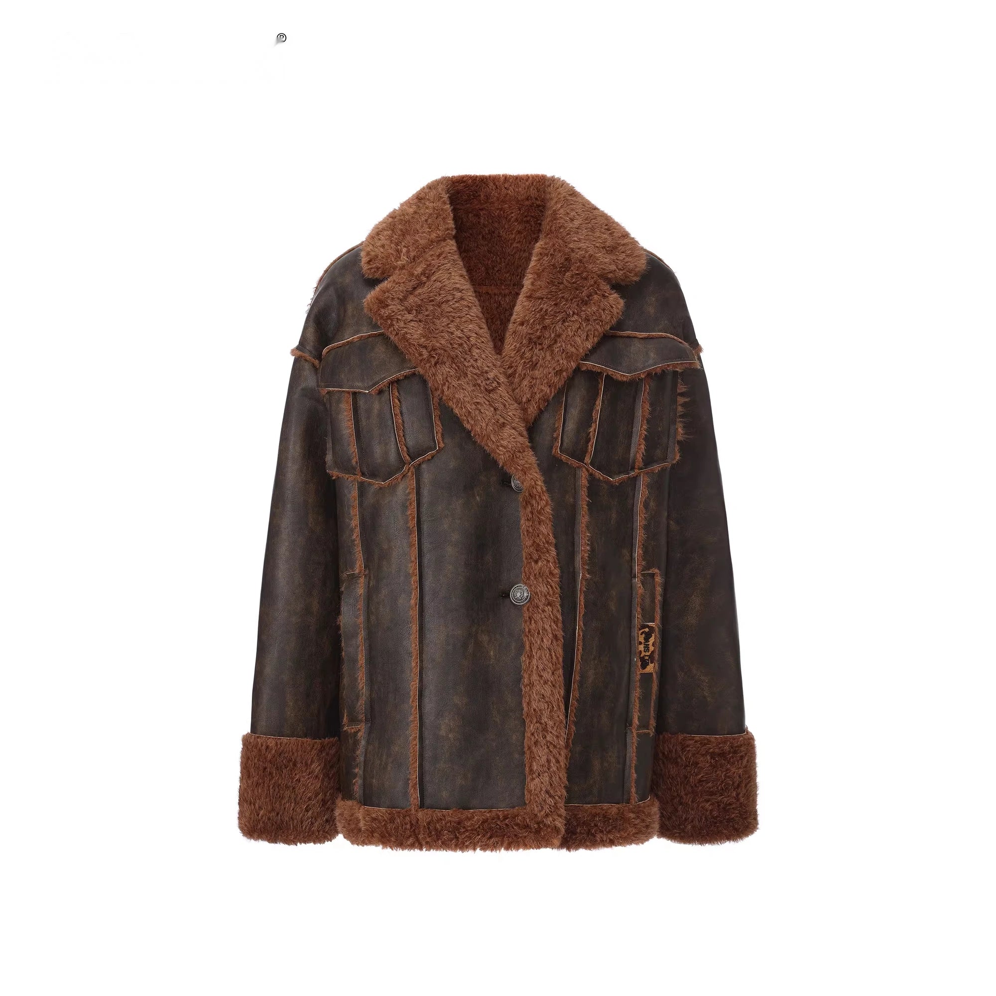 24ans_Brown_Purple_Leather_Trimmed_Shirt_Jacket_MISSTT