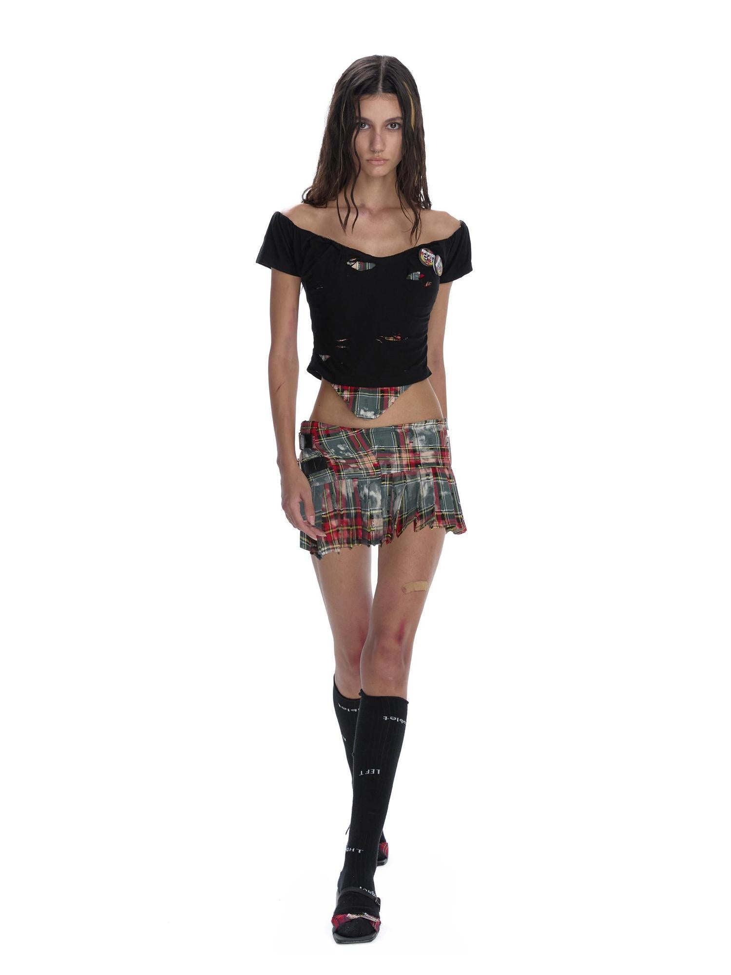 24ans DIY Distressed Check Punk Set