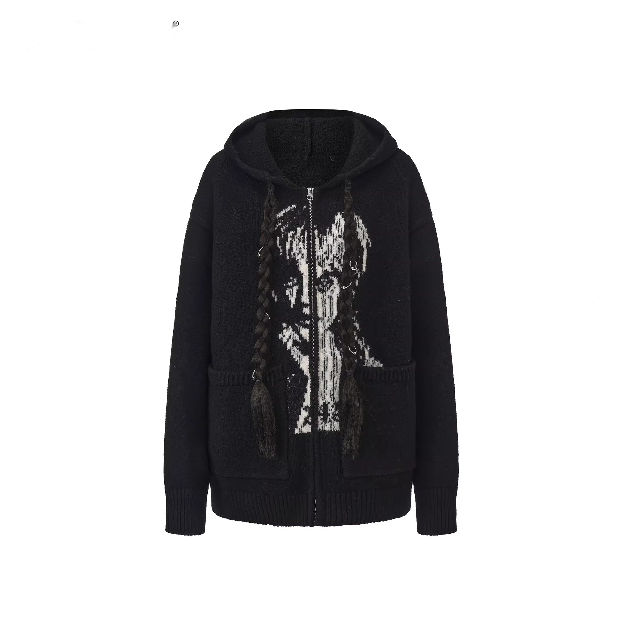 24ans_Detachable_Braid_Hooded_Knit_Sweater_MISSTT