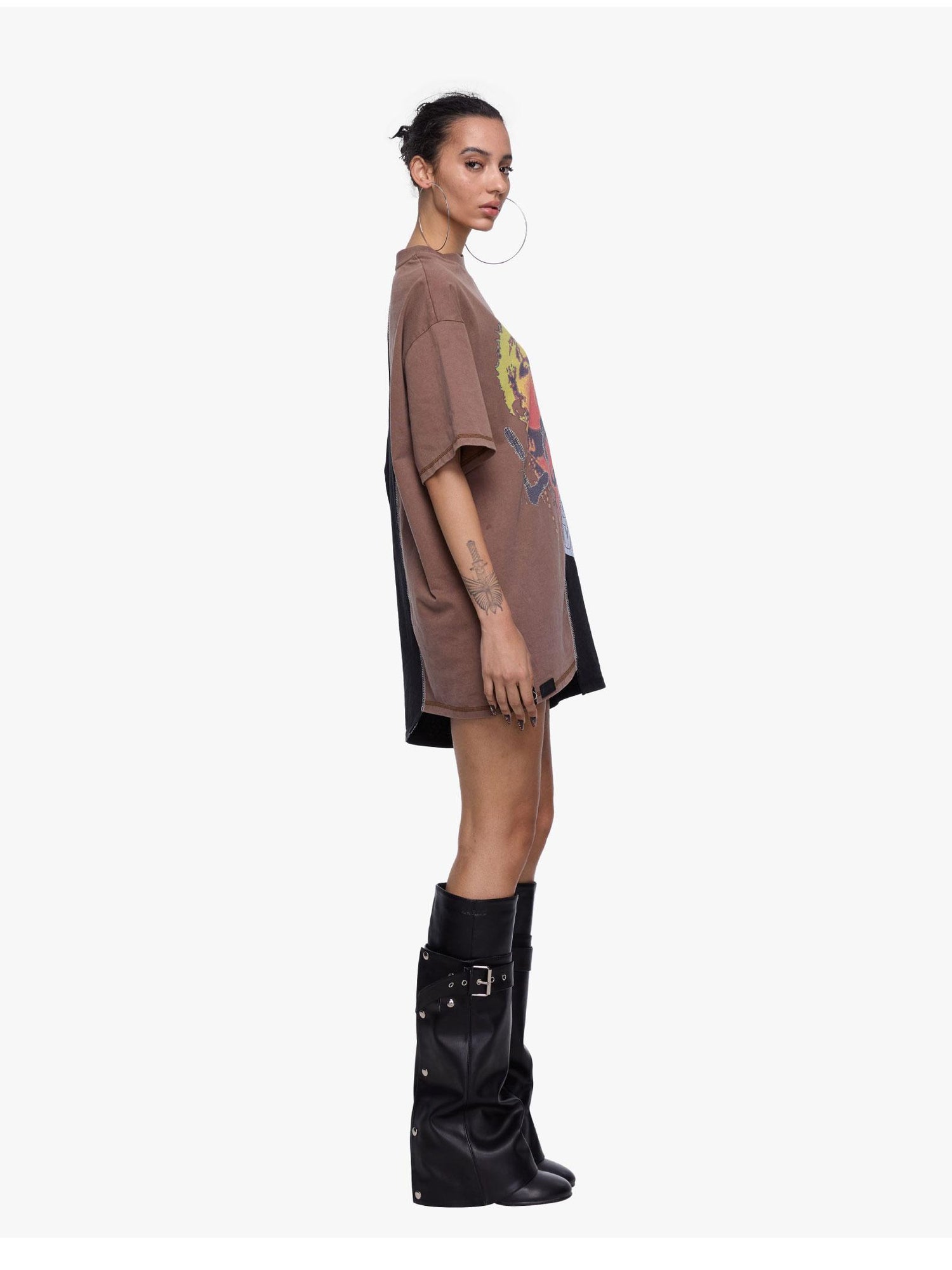 24ans Detachable Leg Boots Stacked To Straight Style