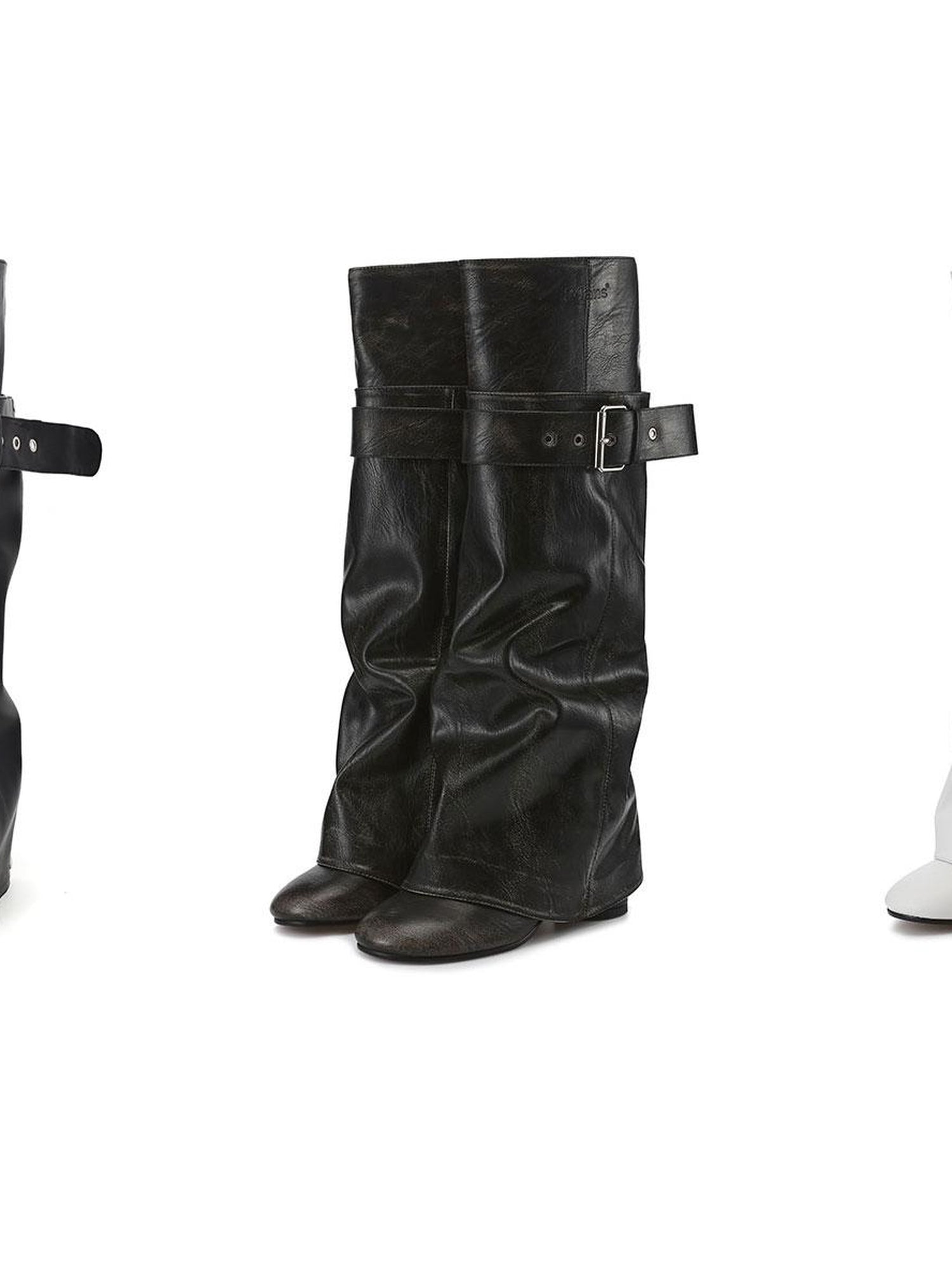 24ans Detachable Leg Boots Stacked To Straight Style