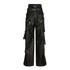 24ans Detachable Punk Studded Pu Leather Pants MISSTT