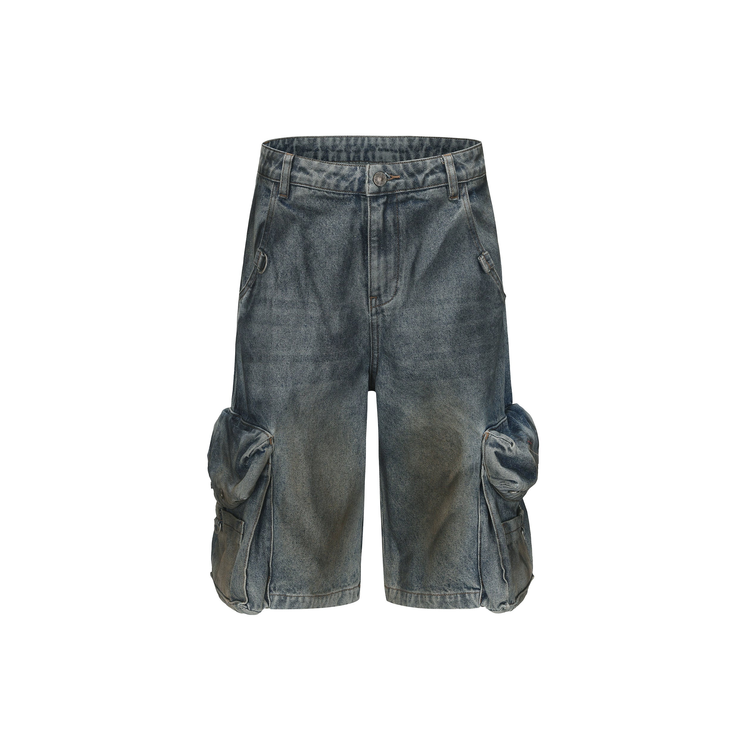 24ans_Distressed_Denim_Cargo_Wide_Leg_Shorts_MISSTT