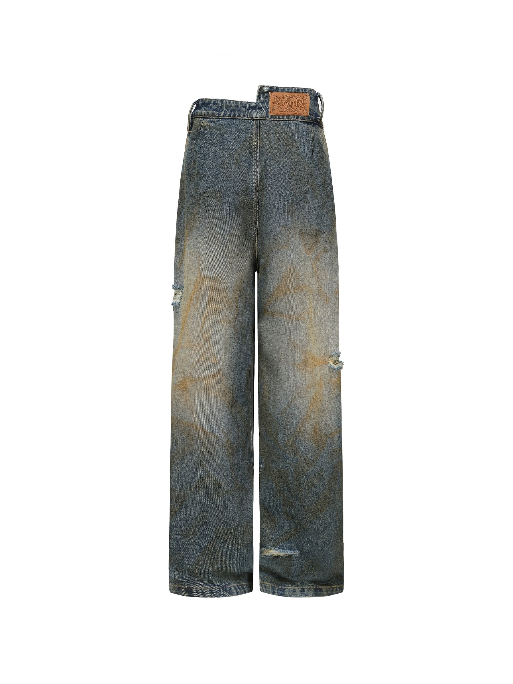 24ans Distressed Waist Flared Jeans MISSTT