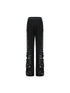 24ans Double Color Side Frayed Ripped Flared Denim Pants MISSTT