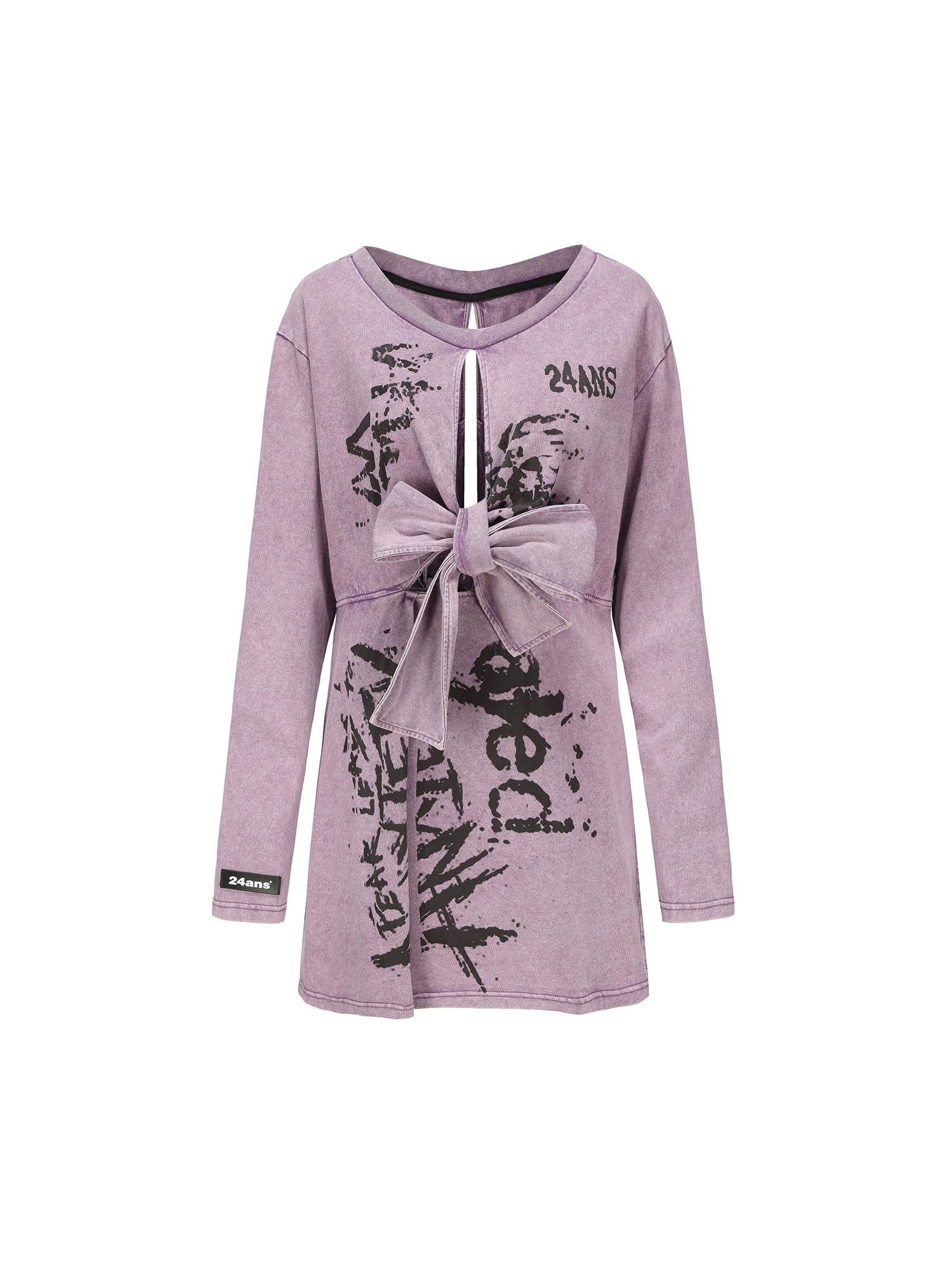 24ans Double Tie Front Hoodie MISSTT