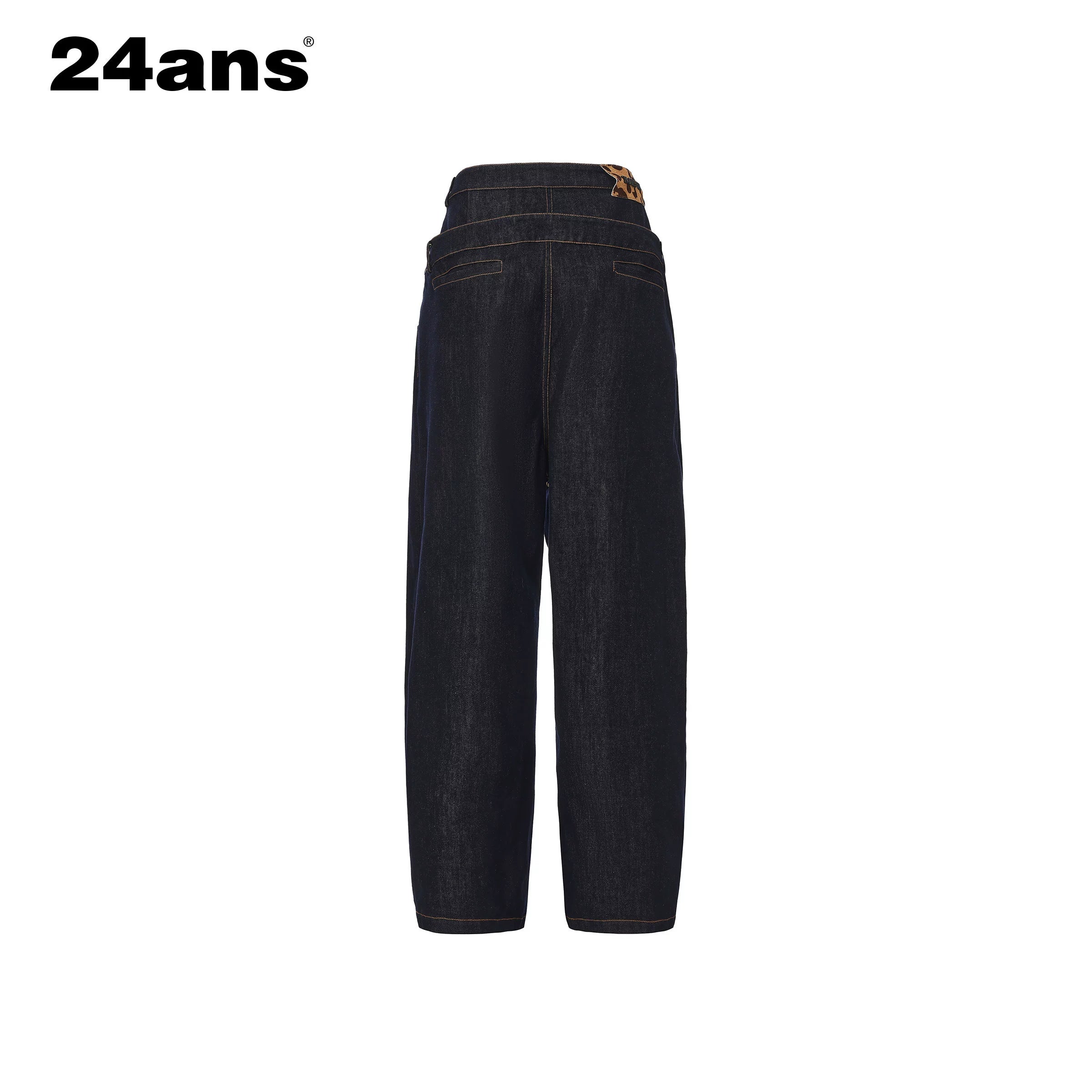 24ans_Double_Waist_Drop_Crotch_Embroidered_Jeans_MISSTT