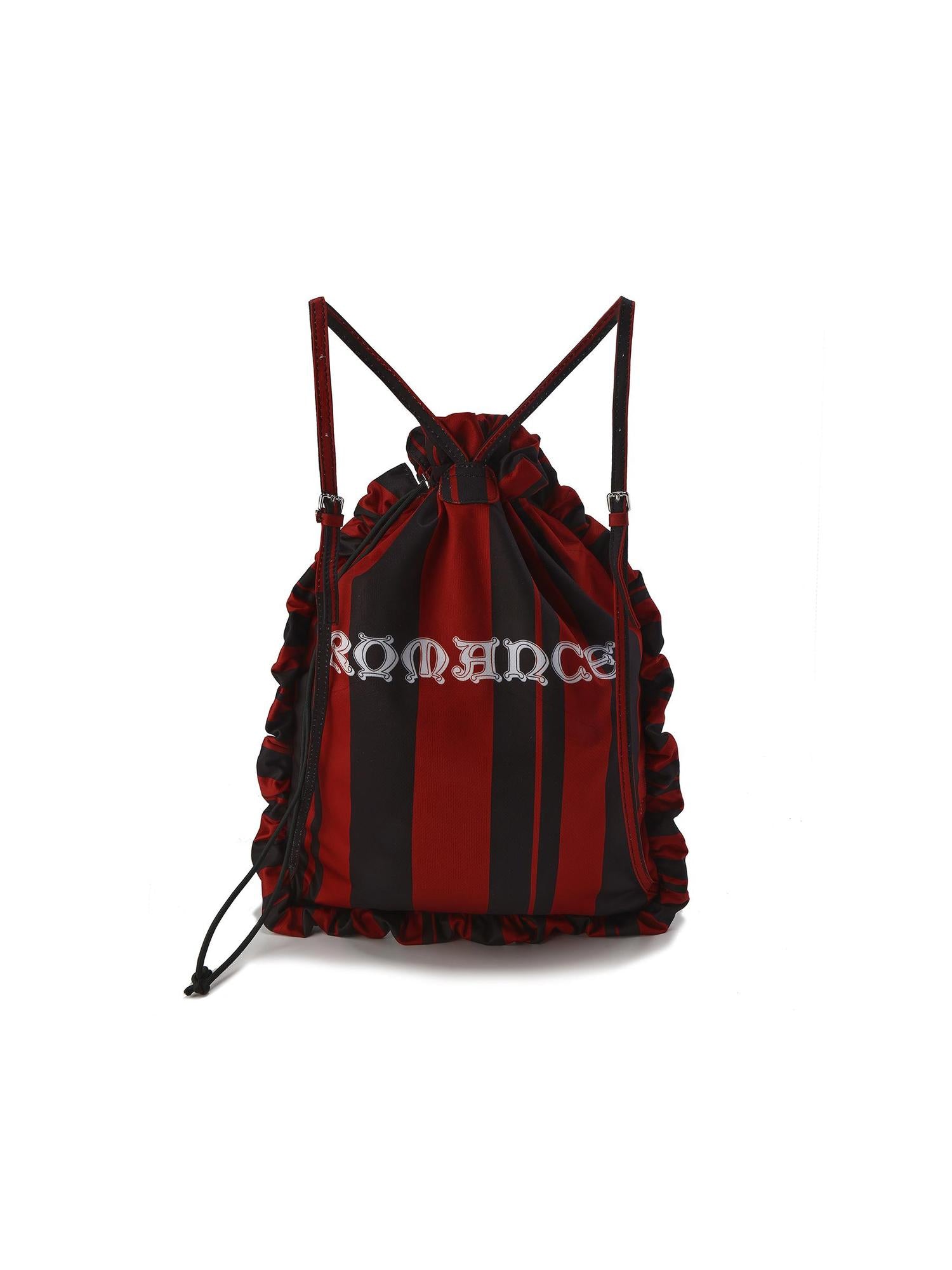 24ans Drawstring Backpack In Blue And Red