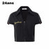 24ans Embroidered Letter Racing Shirt And Skirt Set MISSTT
