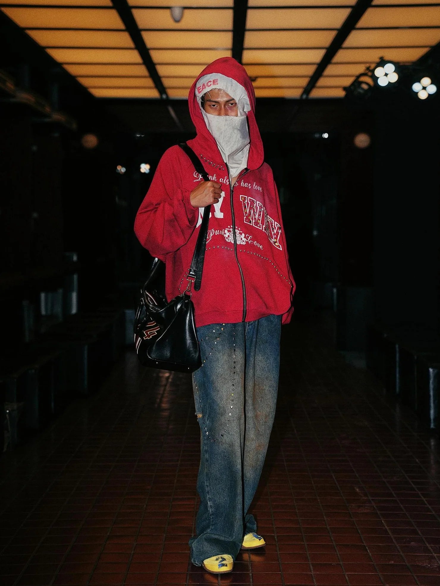 24ans Punk Love Cotton Hoodie Hoodies/Sweatshirt