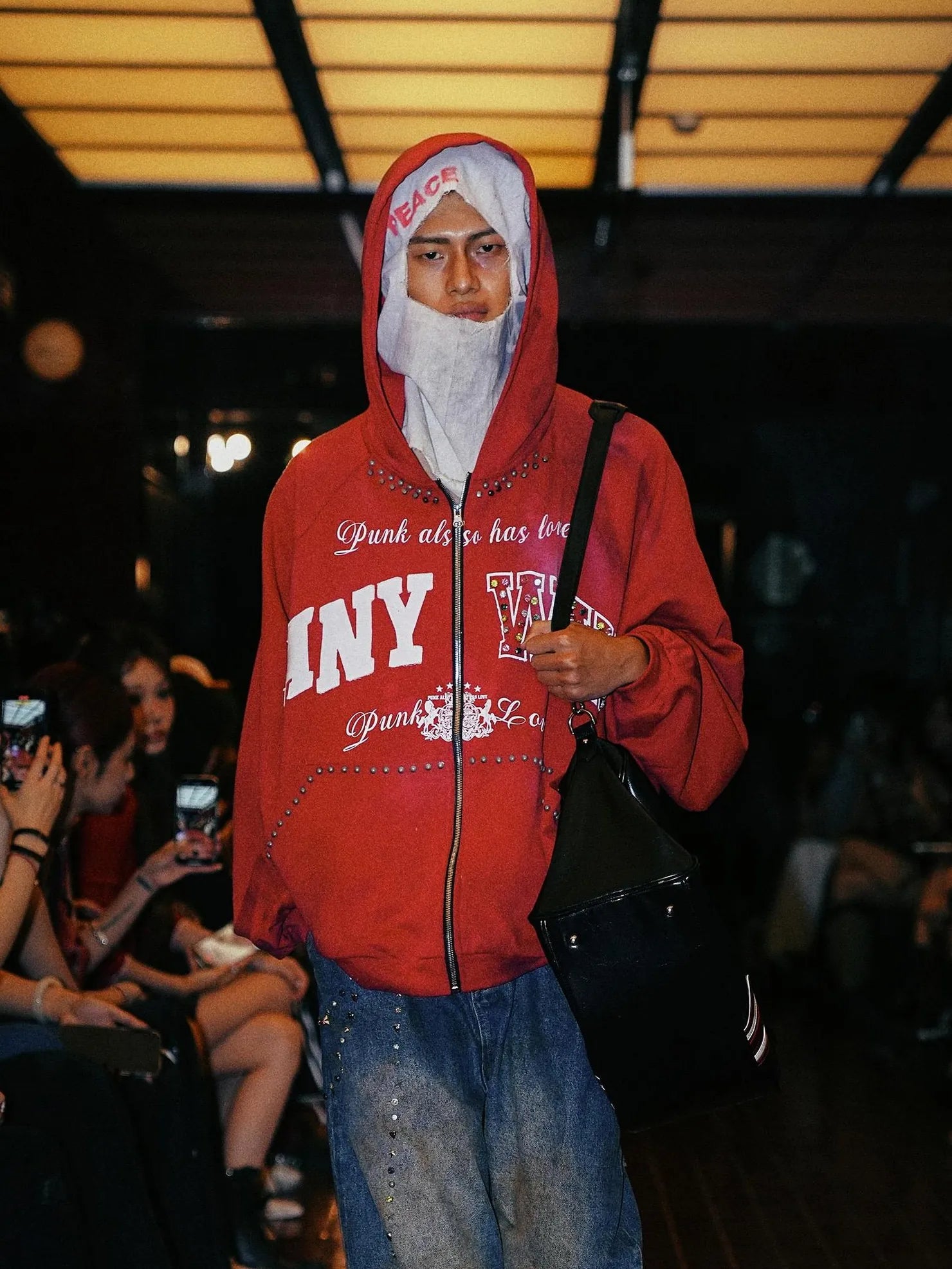 24ans Punk Love Cotton Hoodie Hoodies/Sweatshirt