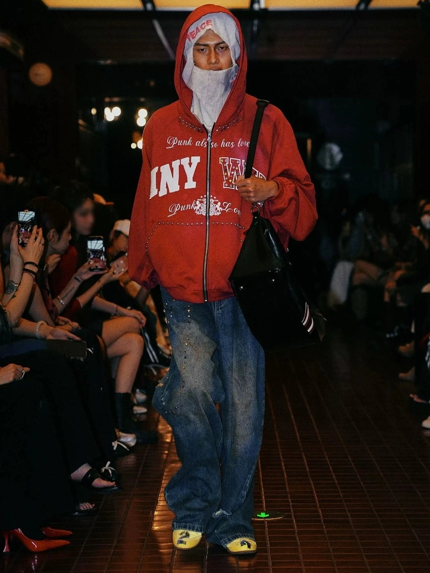 24ans Punk Love Cotton Hoodie Hoodies/Sweatshirt