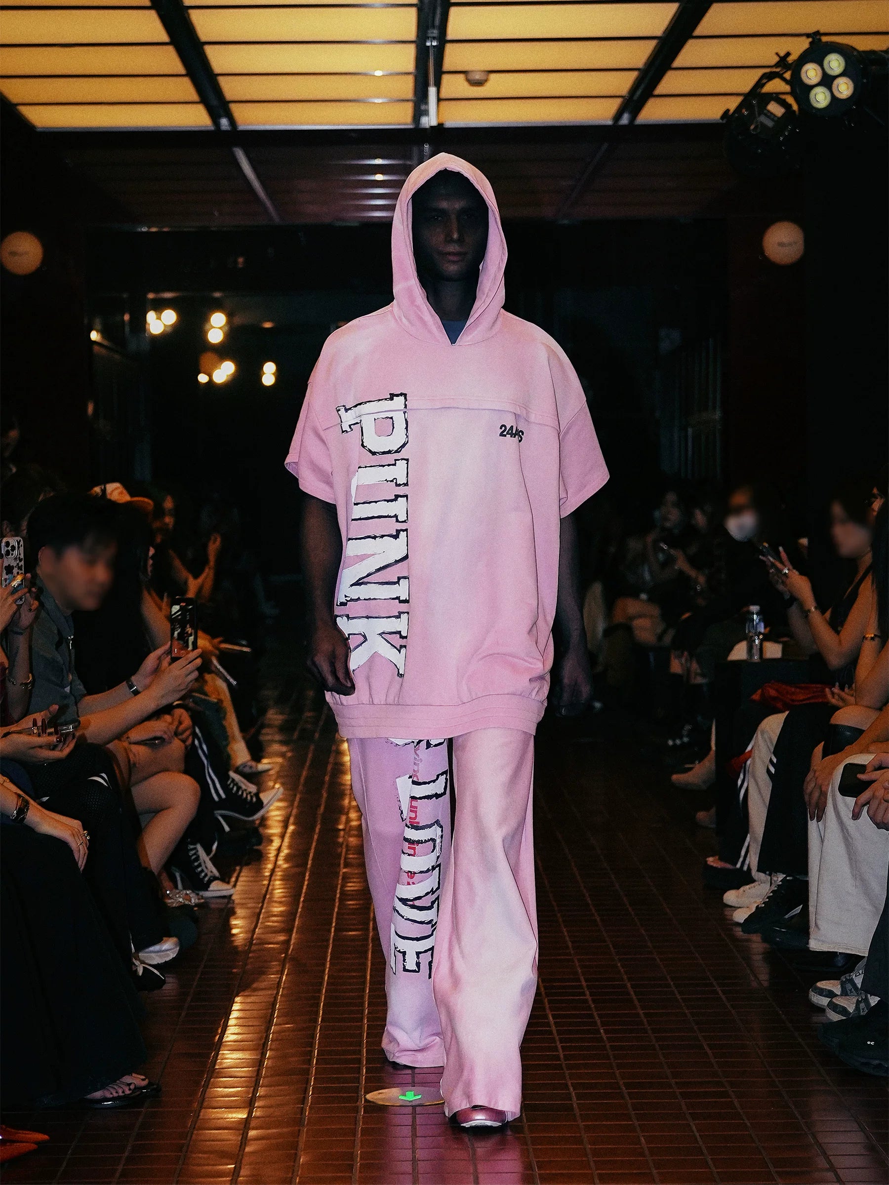 24ans Runway 2025 Summer Hoodie And Pants Set-2