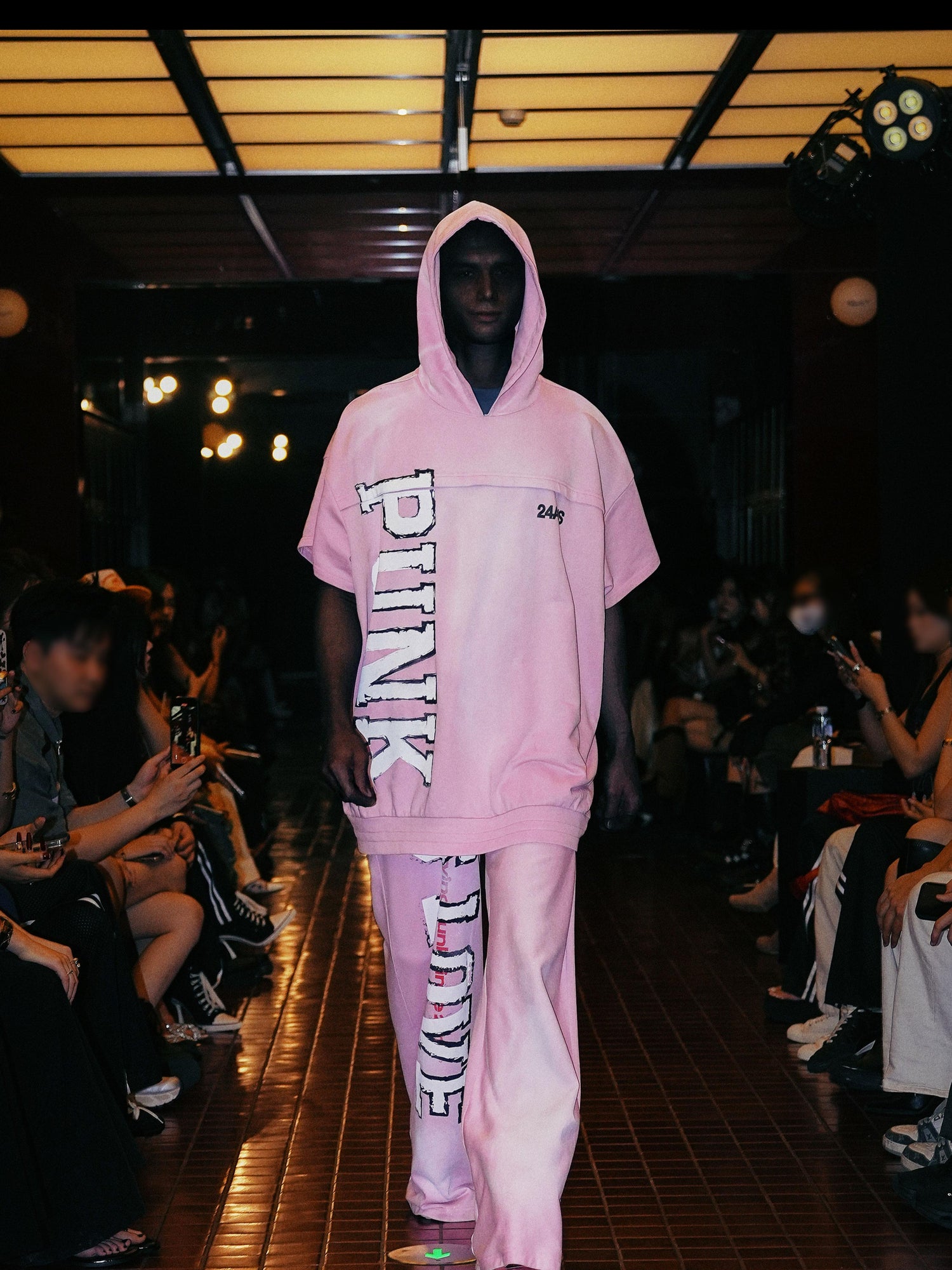 24ans Runway 2025 Summer Hoodie And Pants Set