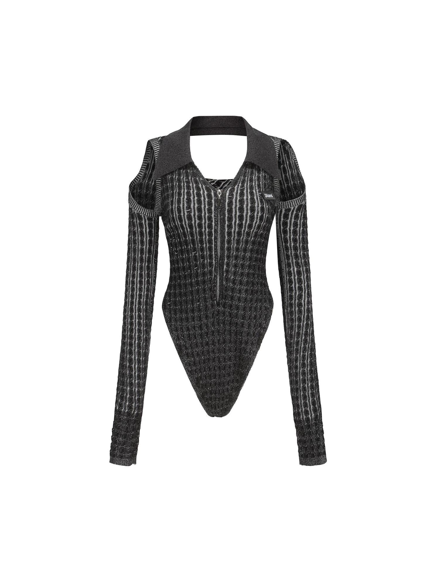 24ans Slim Fit Cutout Back Bodysuit