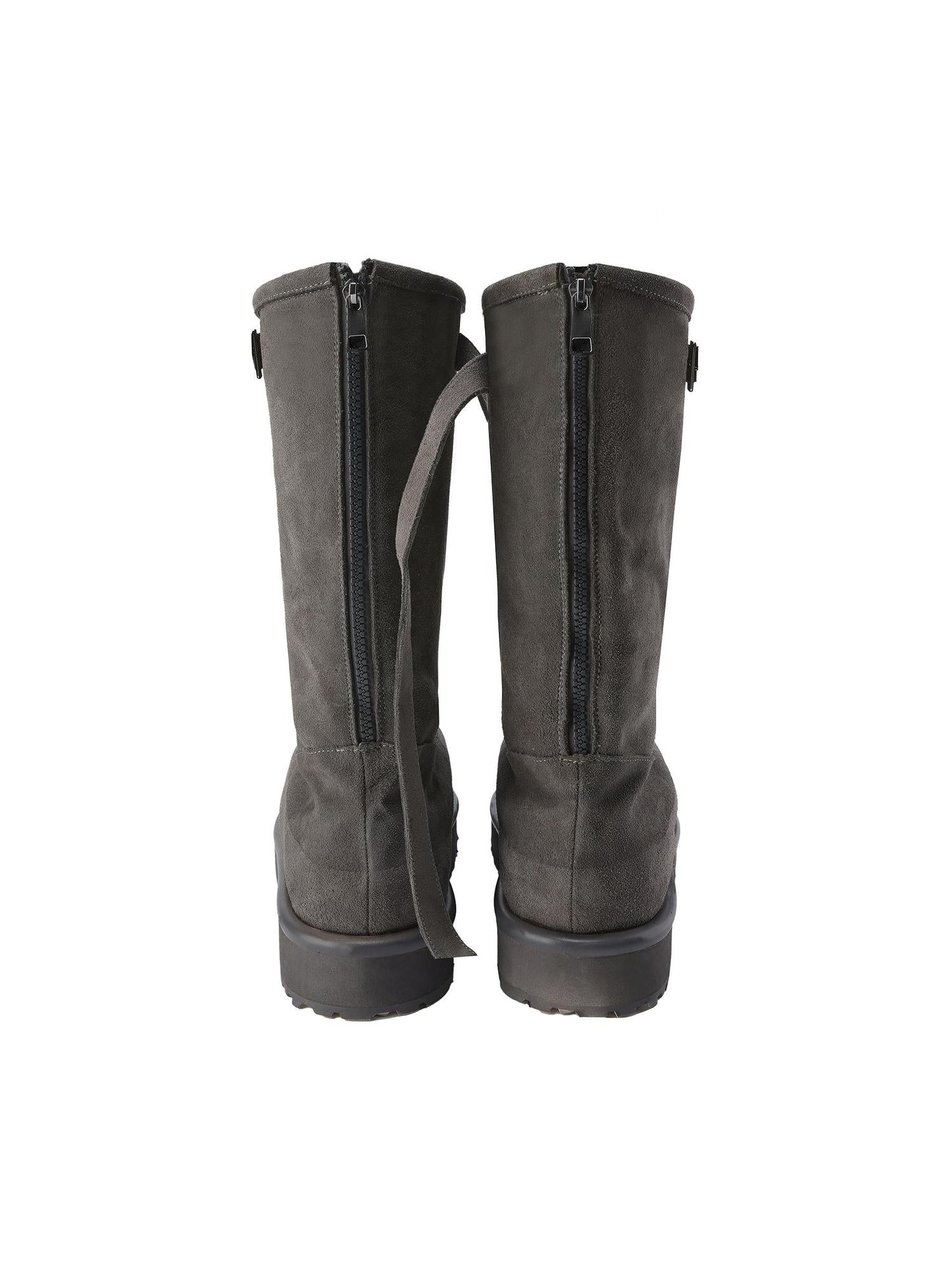 24ans Snow Boots With Cuff Wrap 5cm Heel Genuine Suede 450g Plush Lining