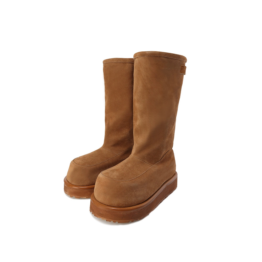 24ans_Snow_Boots_With_Cuff_Wrap_5cm_Heel_Genuine_Suede_450g_Plush_Lining_MISSTT