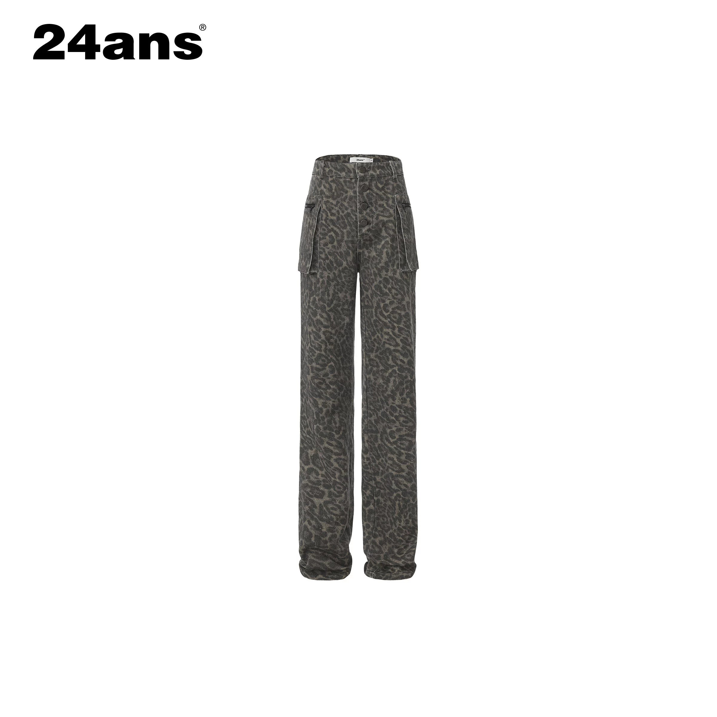 24ans_Straight_Leg_Pants_With_Leopard_Print_And_Washed_Effect_MISSTT