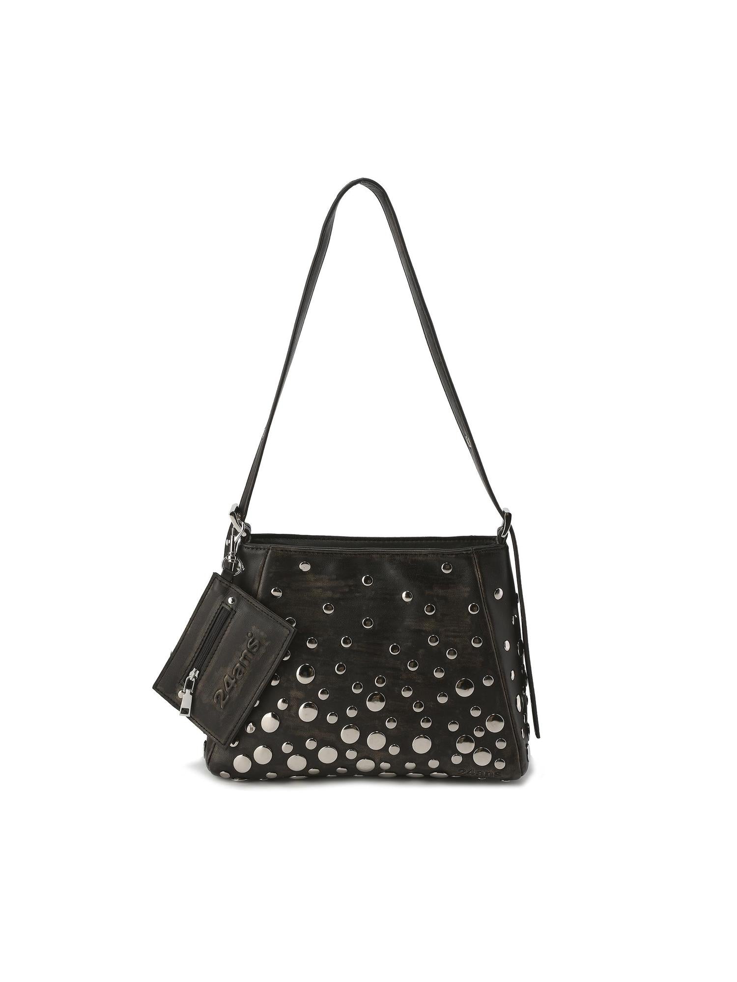 24ans Studded Mini Top Handle Bag