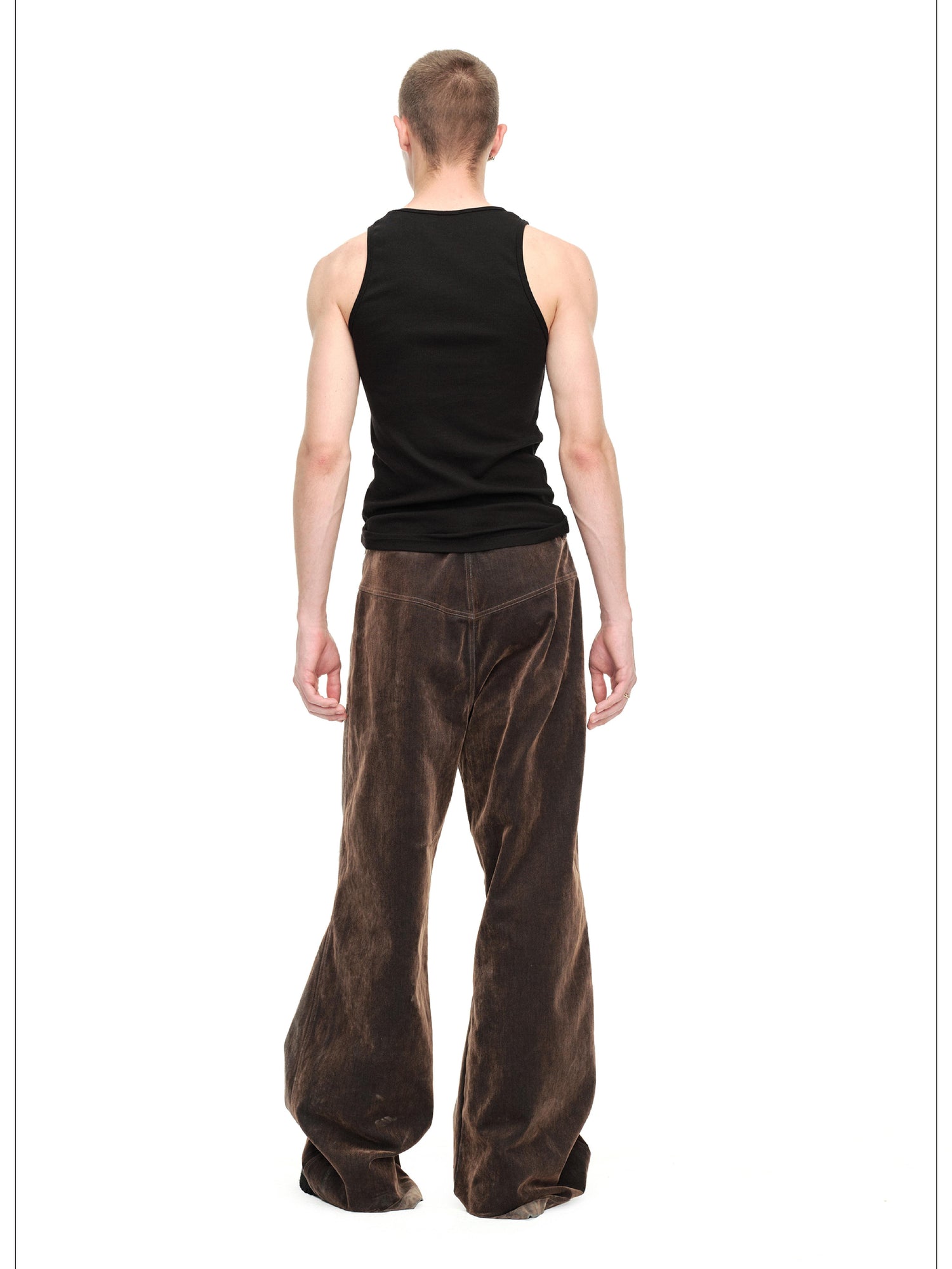 24ans Tie Dye Vintage High Street Brown Jacket Trousers Set