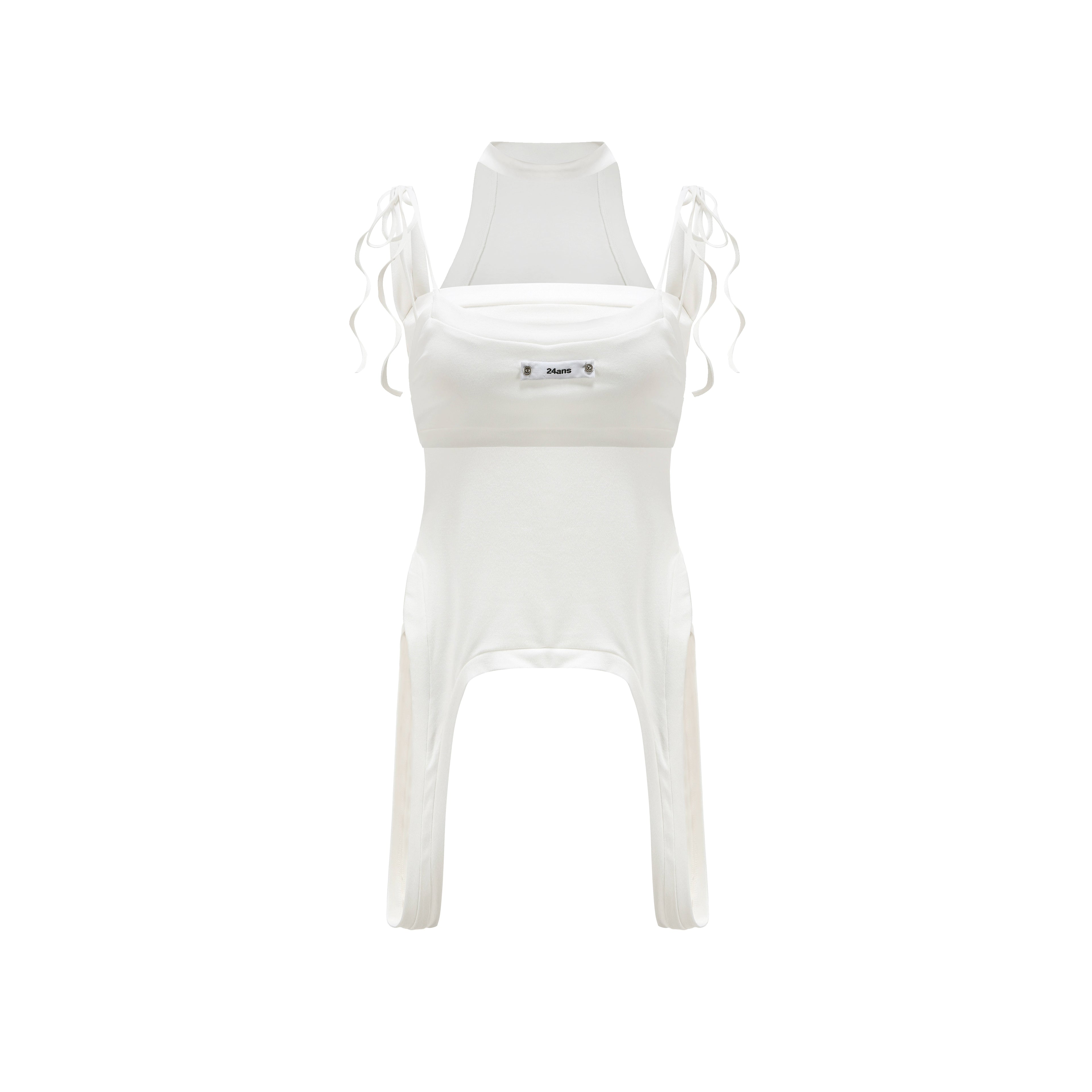 24ans Two-Piece Inverted Halter Slip Set MISSTT