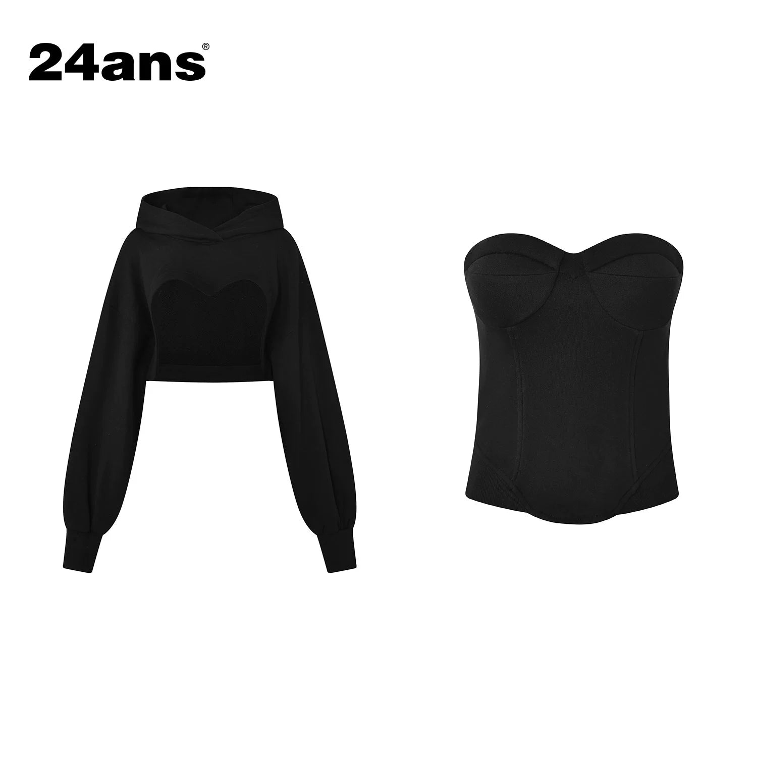 24ans_Two_Piece_Hoodie_Set_With_Crop_Top_In_Two_Colors_MISSTT