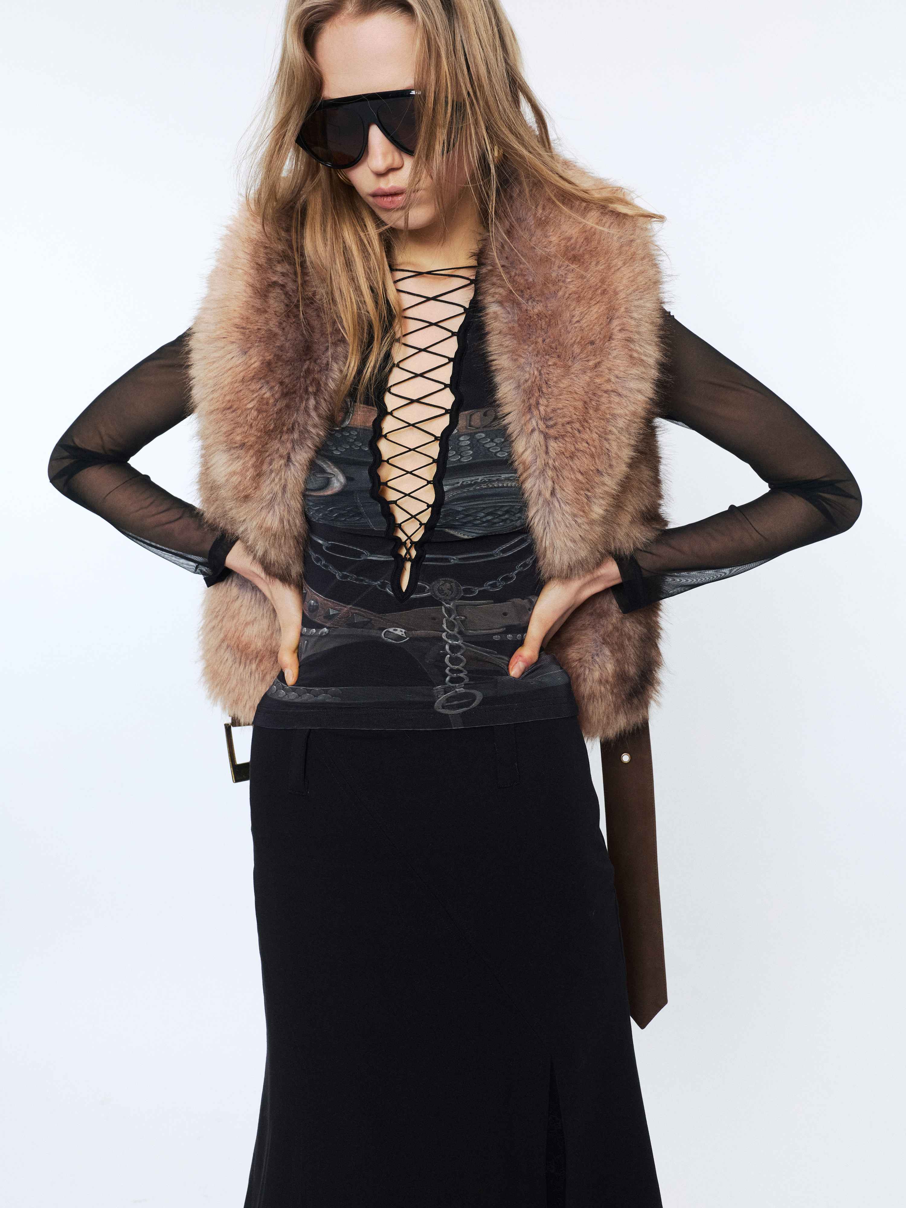 2th_Desire_Edgy_Slim_Fit_Lapel_Vest_Punk_Style_Women_Grey_Brown_Polyester_Cropped_Jackets_MISSTT