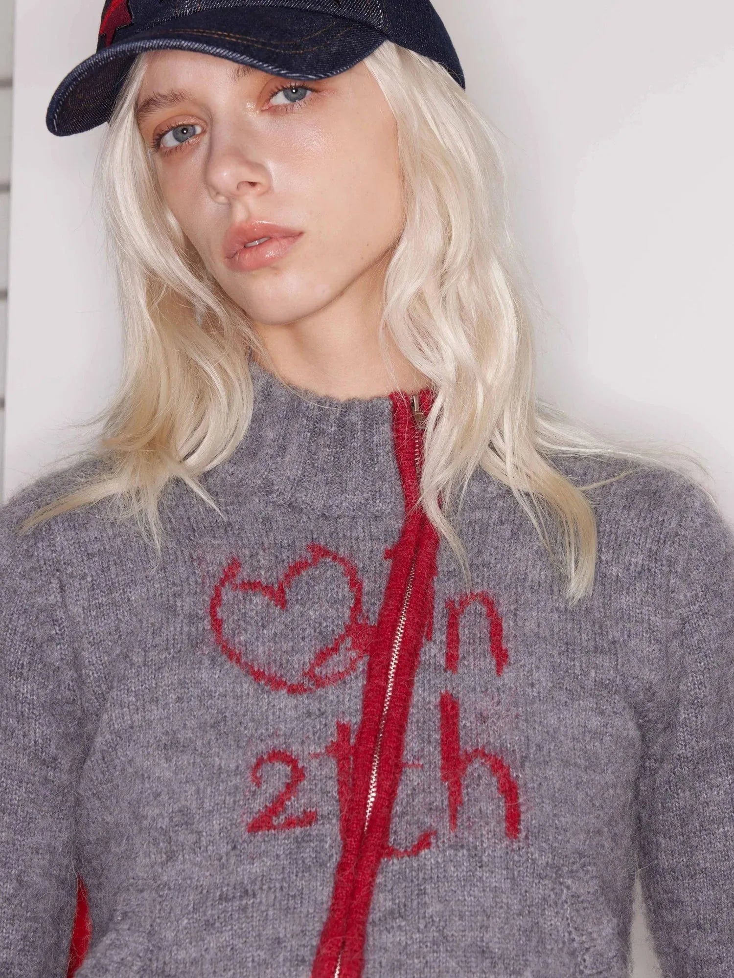 Removable Star Heart Patch Studded Snapback Cap