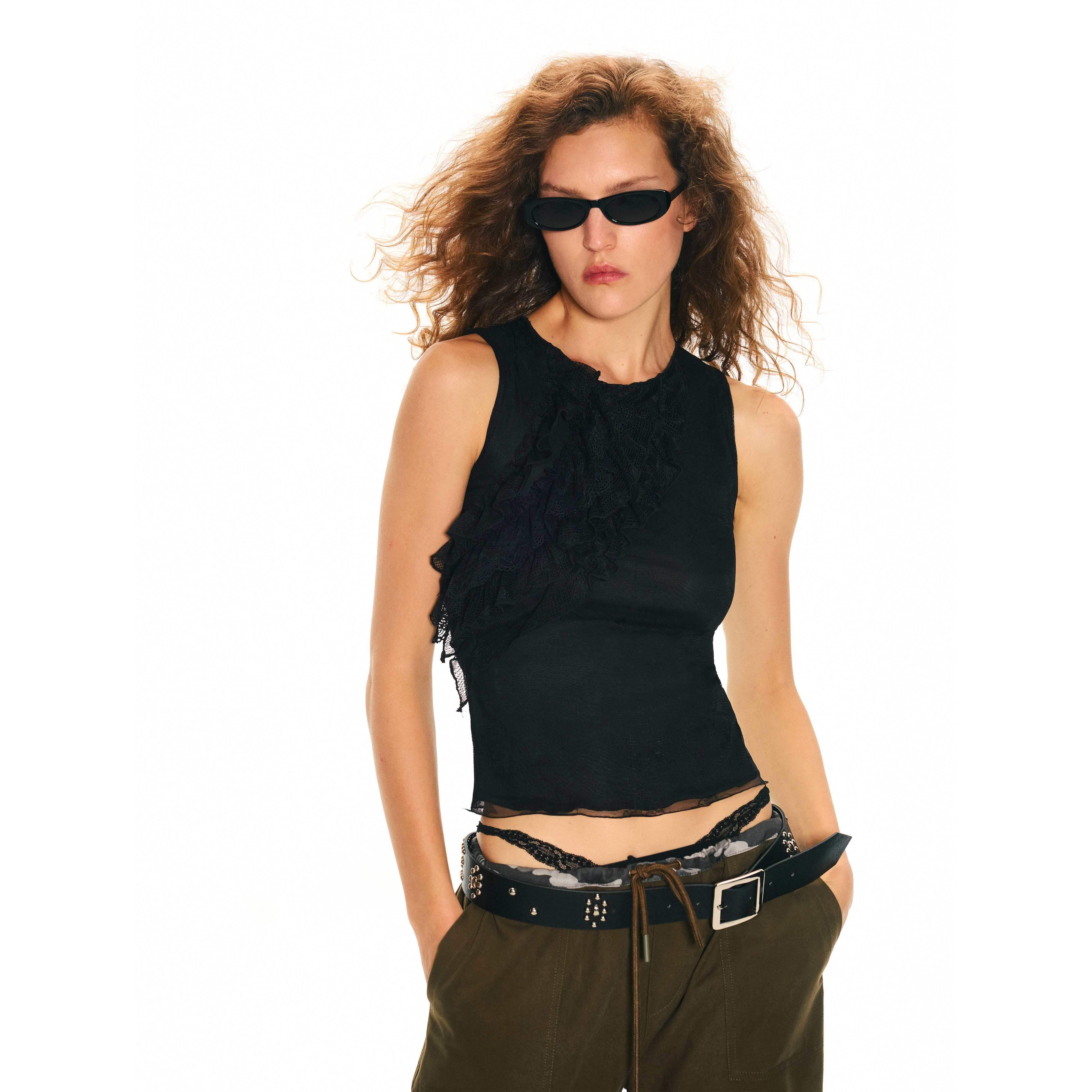2th_Desire_Ruffle_Edge_Double_Layer_Lace_Halter_Slim_Fit_Women&