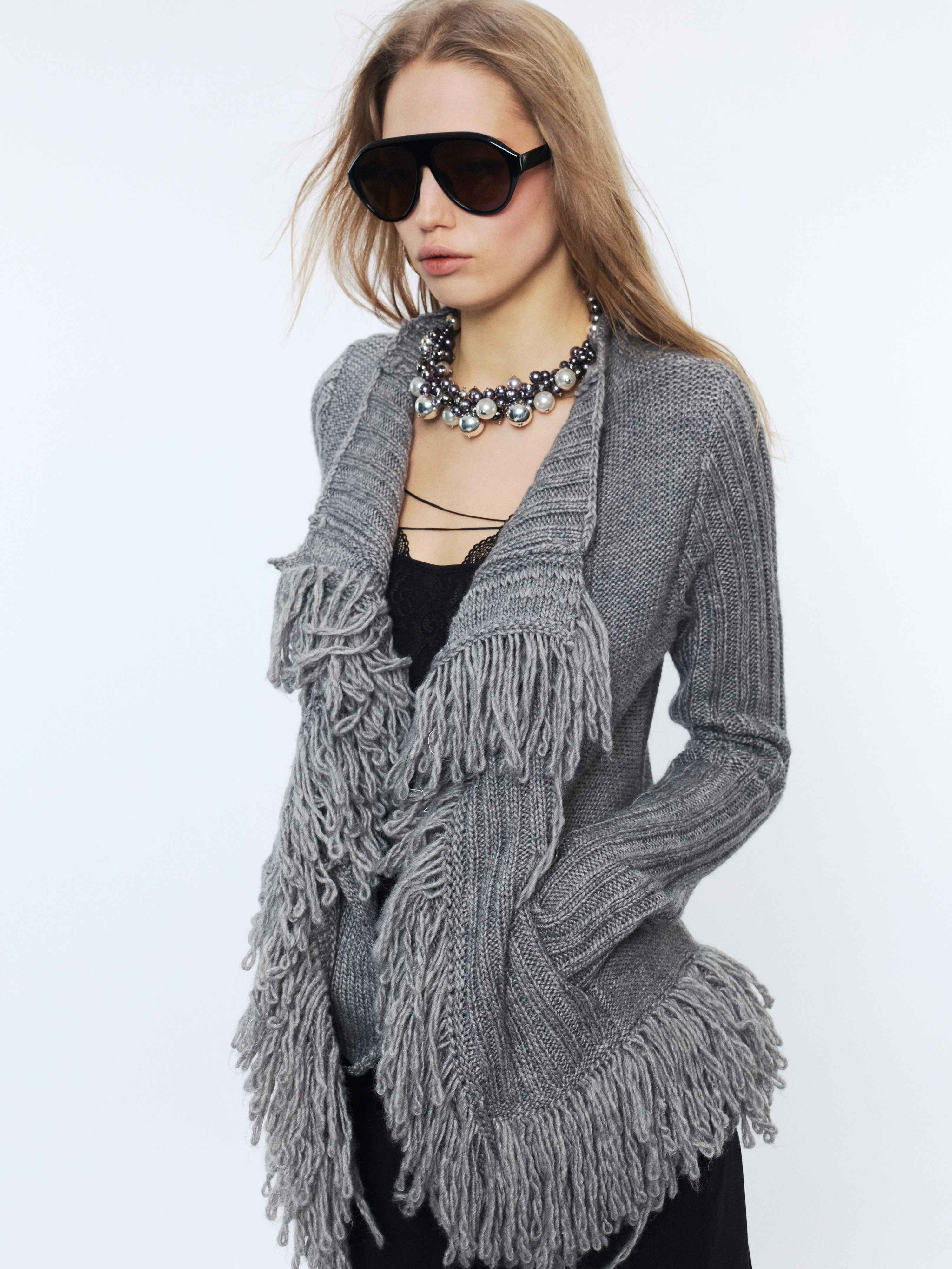 2th_Desire_Soft_Acrylic_Wool_Mix_Fringe_Fitted_Lapel_Zip_Women_Knitwear_Cardigans_MISSTT