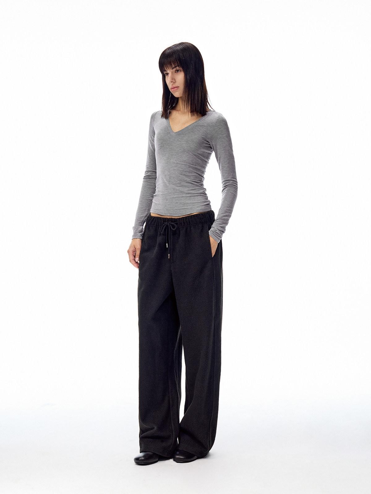 Northbutsouth Tricolor V-neck High Stretch Slim Women&