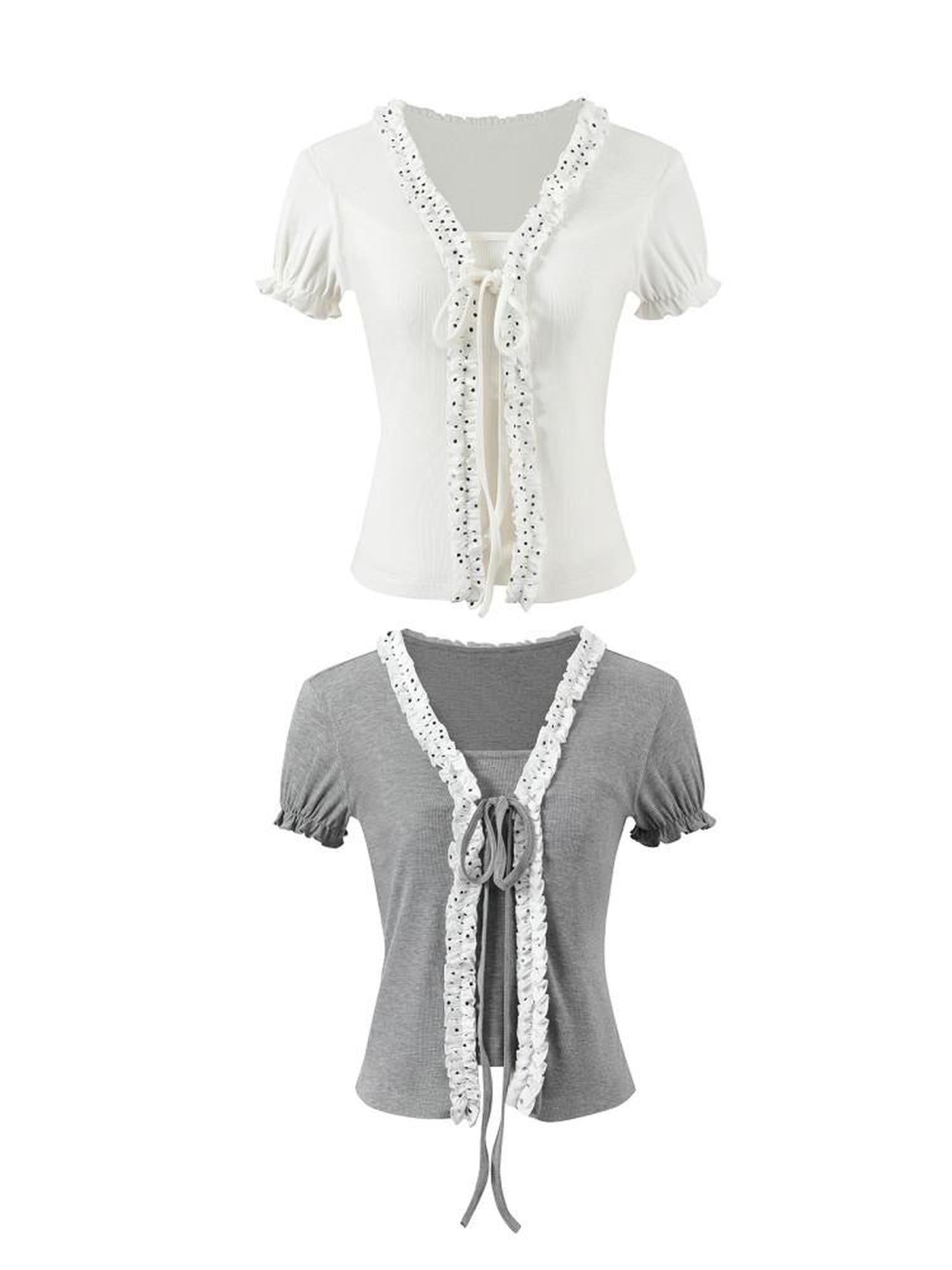 7Shiftin Soft Stretch Viscose Slim Waist Short Sleeve Women Cropped Tee Basic Crop Tops