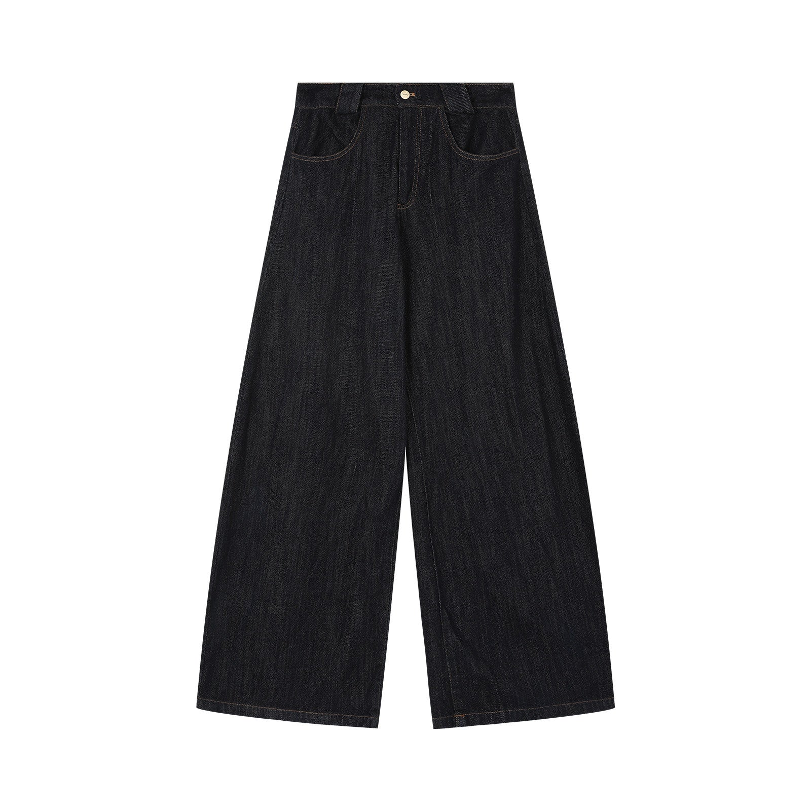 7Shiftin_Dark_Blue_Non_Stretch_Natural_Waist_Casual_Straight_Cut_Ladies_Wide_Leg_Jeans_MISSTT