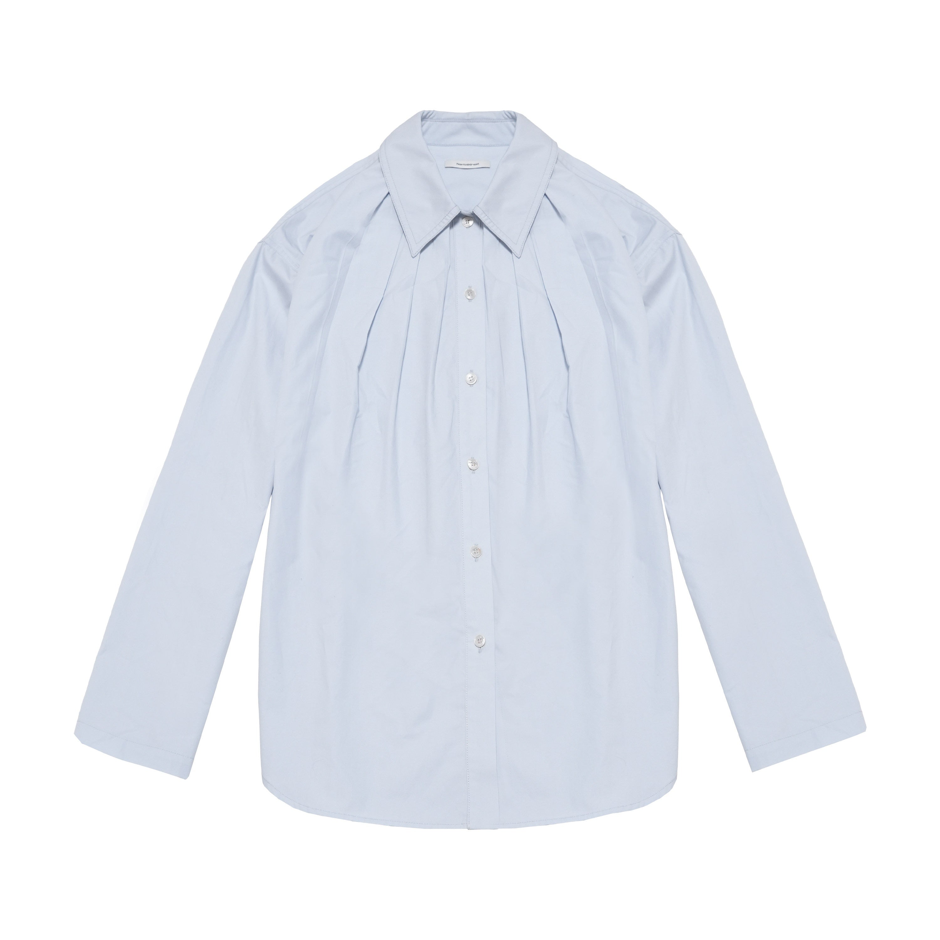 Northbutsouth_Blue_White_Pleated_Casual_Loose_Relaxed_Fit_Women&
