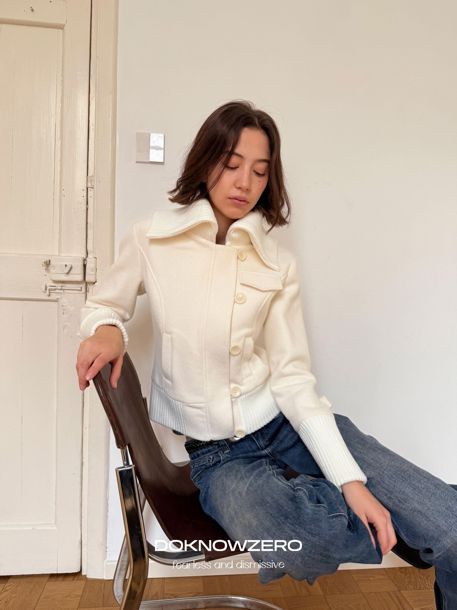 DKZ OFFICIAL Blue Washed Pocket Cleanfit Women&