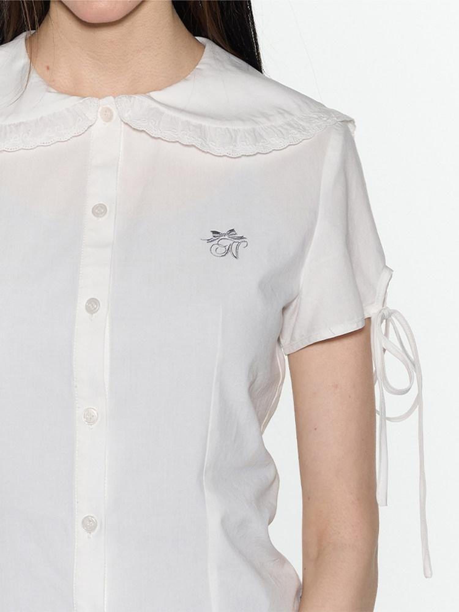 NAPSNAPS Navy Lace Sailor Collar Tie Academy Women&