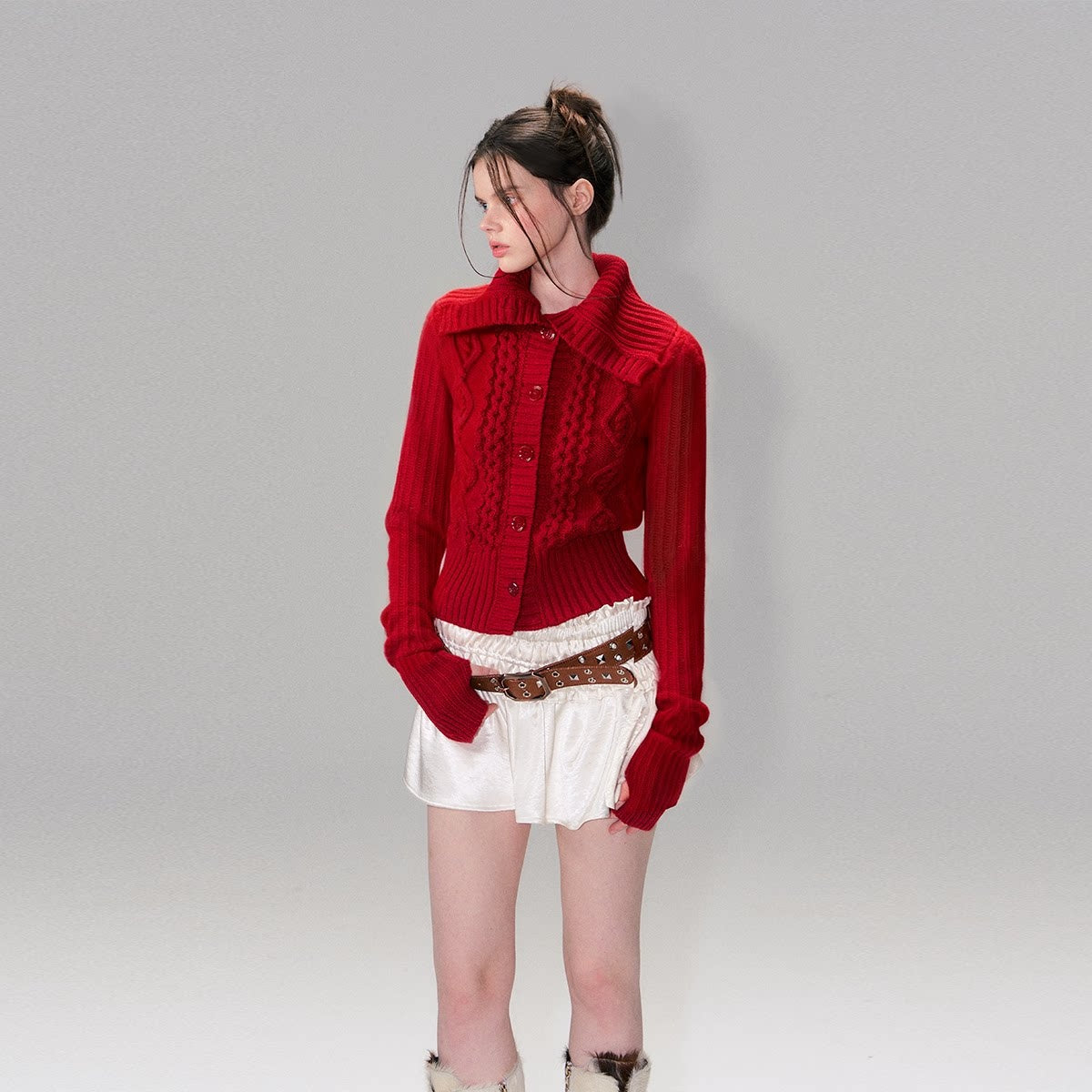 The_NeverMore_Soft_Acrylic_Vintage_Slim_Fit_Short_Sleeve_Buttoned_Pullover_Knit_Sweaters_MISSTT