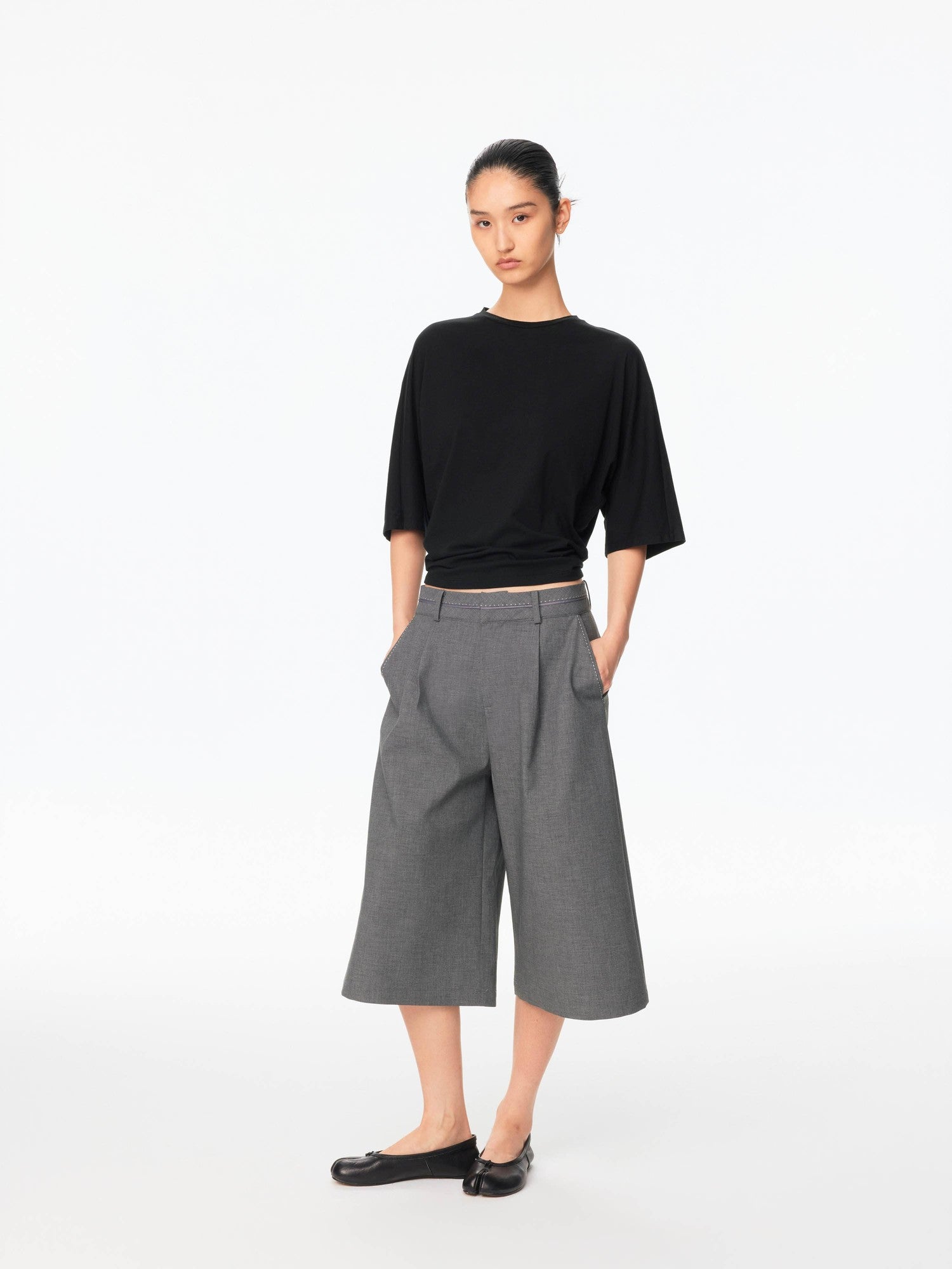 Northbutsouth Pearl Trim Pocket Straight Leg Relaxed Women&