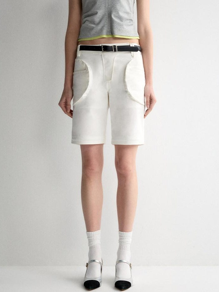 RUN TO THE FUTURE Recycled Fiber Original Micro Flare Low Waist Zip Fly Women Pocketed Chinos