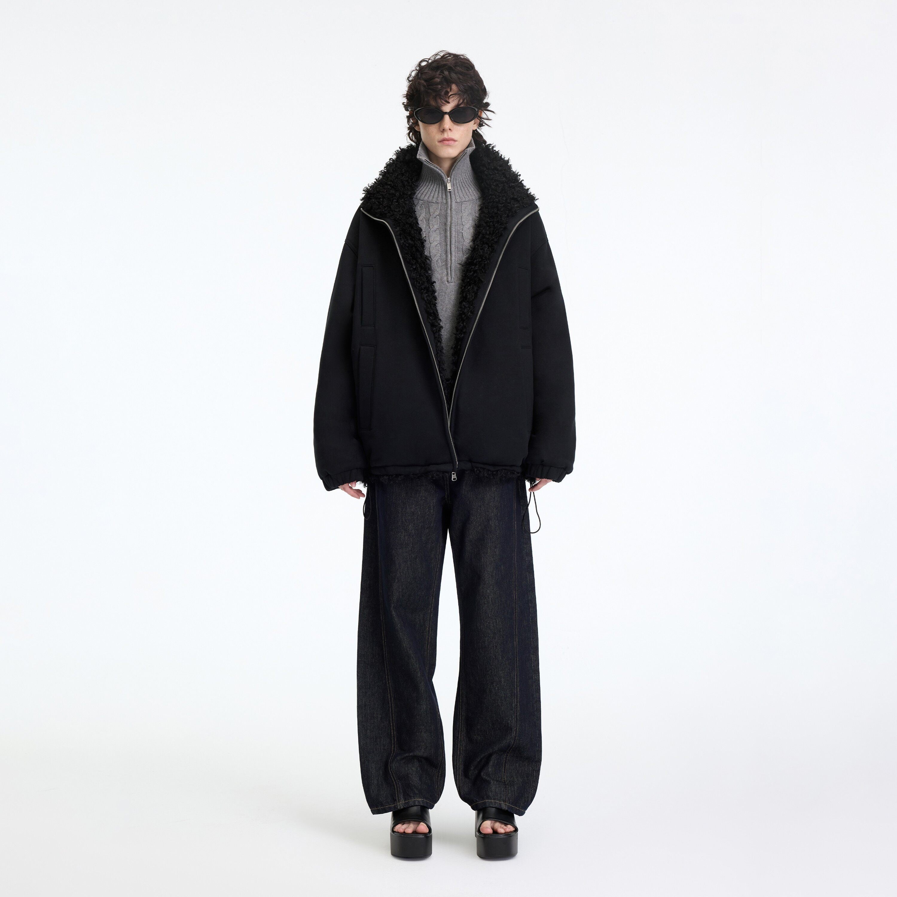 RUN_TO_THE_FUTURE_Reversible_Fleece_Lined_Loose_Fit_Long_Vintage_Black_Womens_Puffer_Jackets_MISSTT