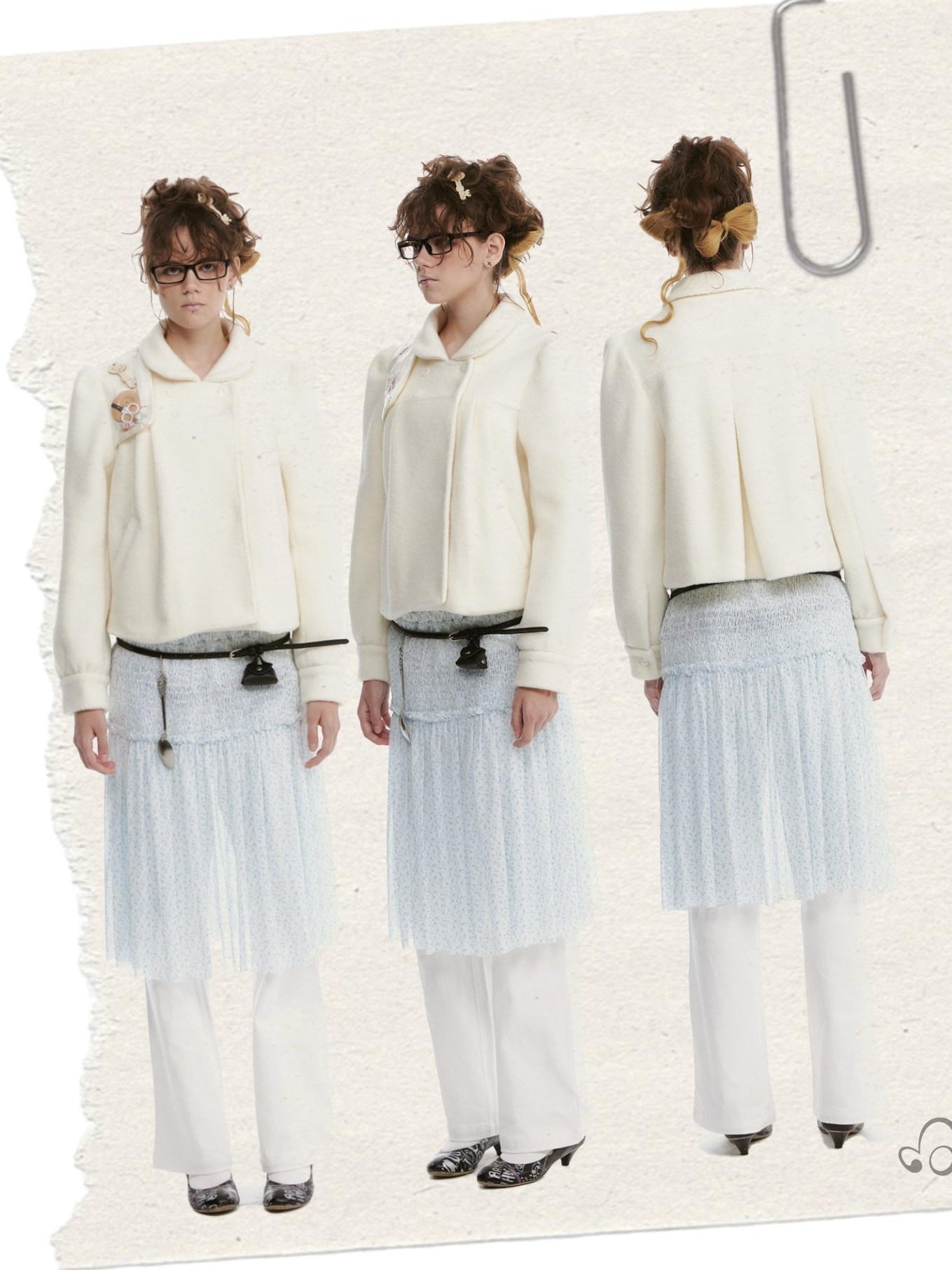 nit alcove Vestes courtes pour femme en fausse laine d&